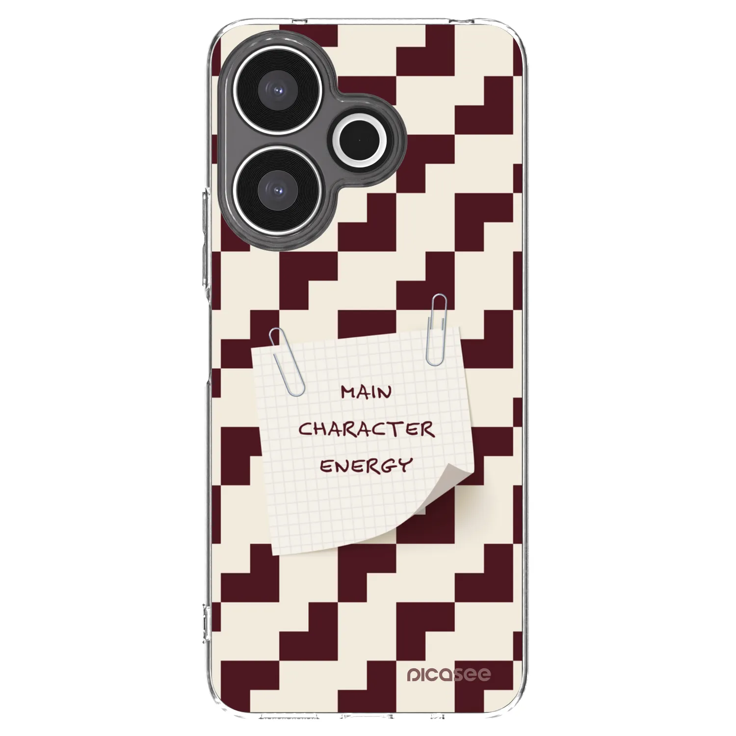 Picasee silikonový průhledný obal pro Xiaomi Redmi 13 4G - Lead Role