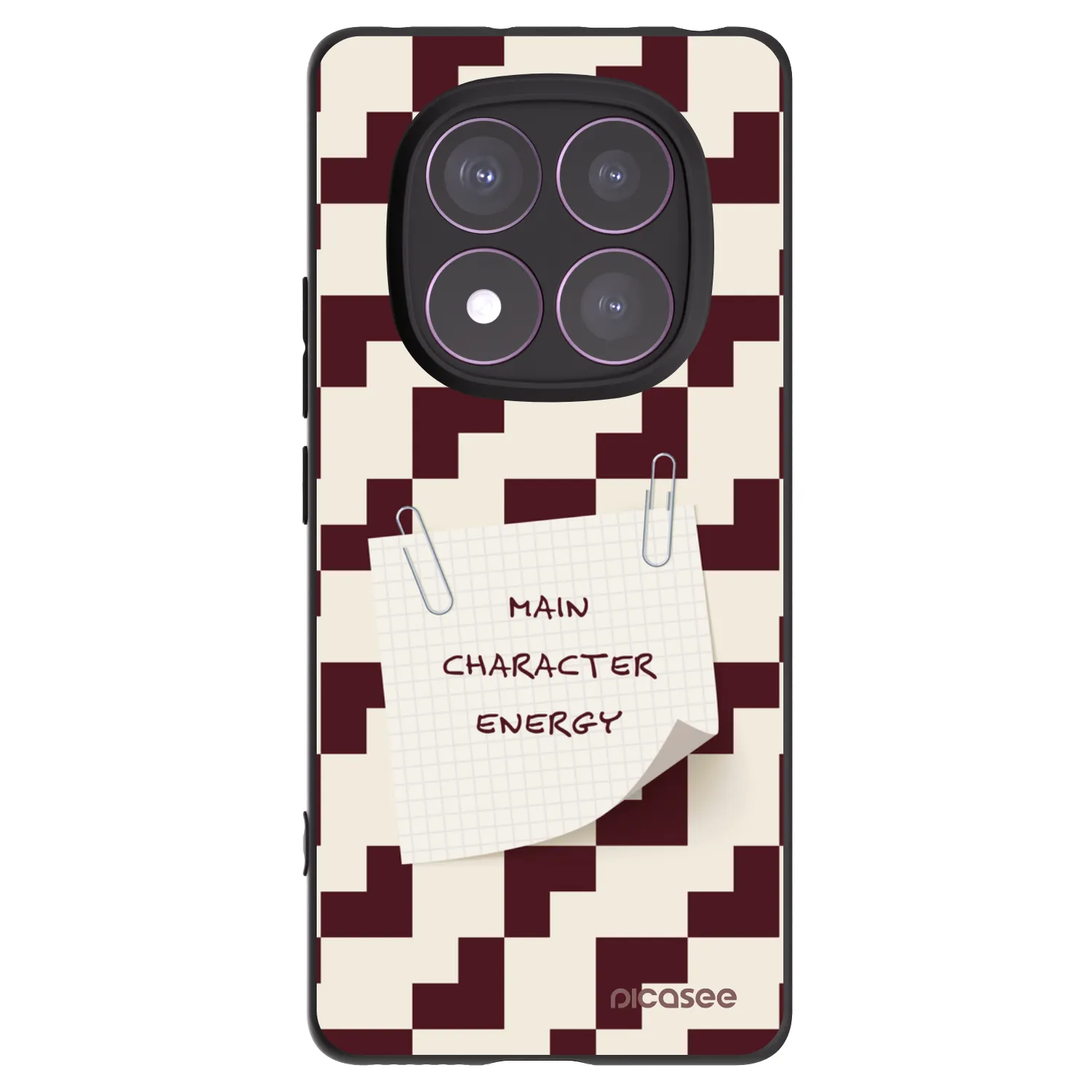 Picasee silikonový černý obal pro Xiaomi Redmi Note 14 Pro 4G - Lead Role