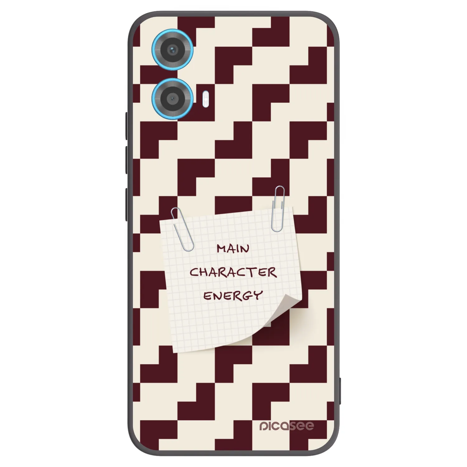 Picasee silikonový černý obal pro Motorola Moto G34 5G - Lead Role