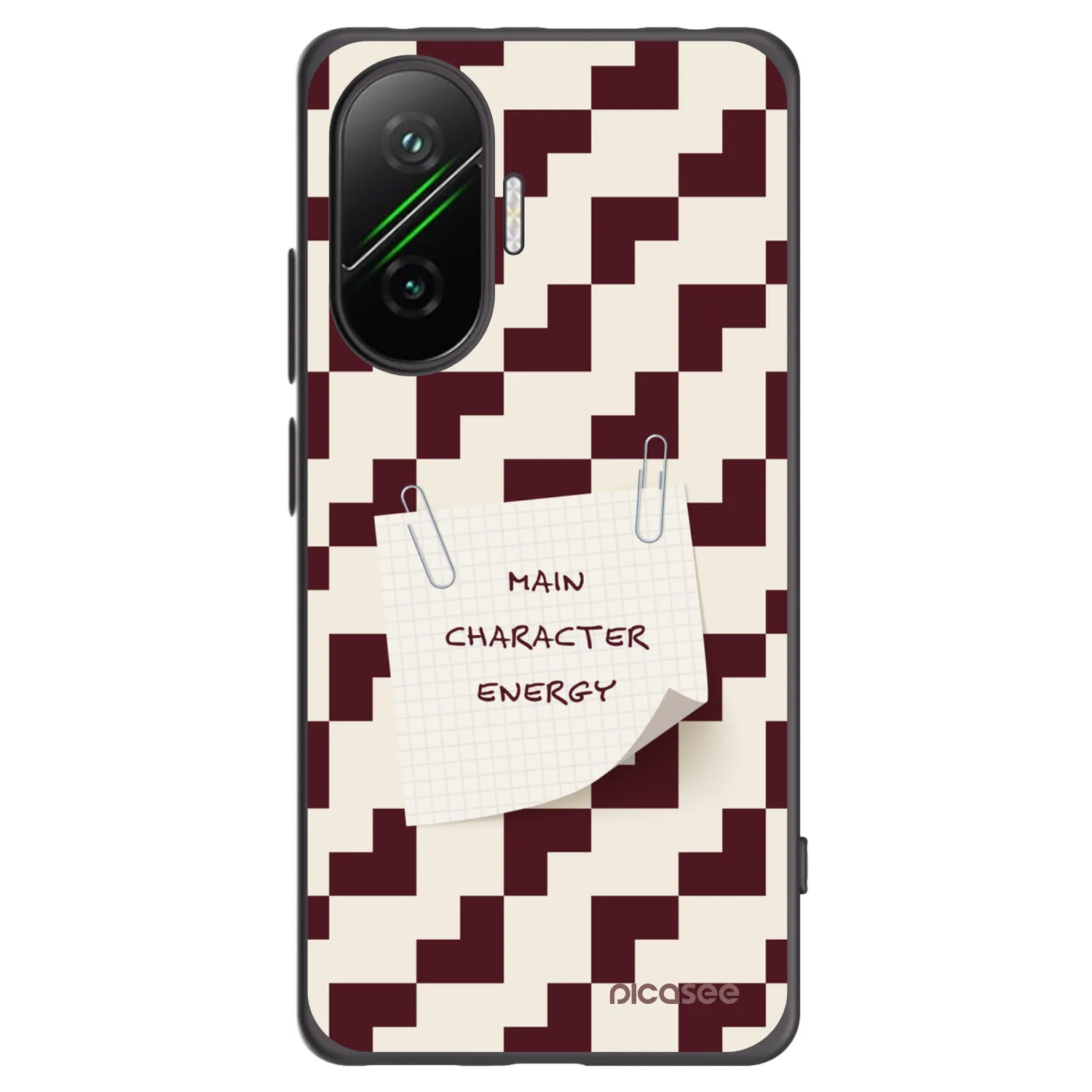 Picasee silikonový černý obal pro Xiaomi Poco F7 5G - Lead Role