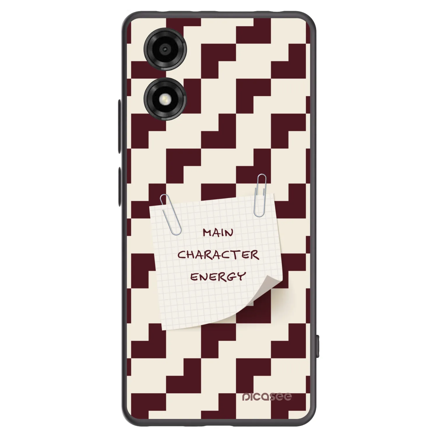 Picasee silikonový černý obal pro Motorola Moto E14 - Lead Role
