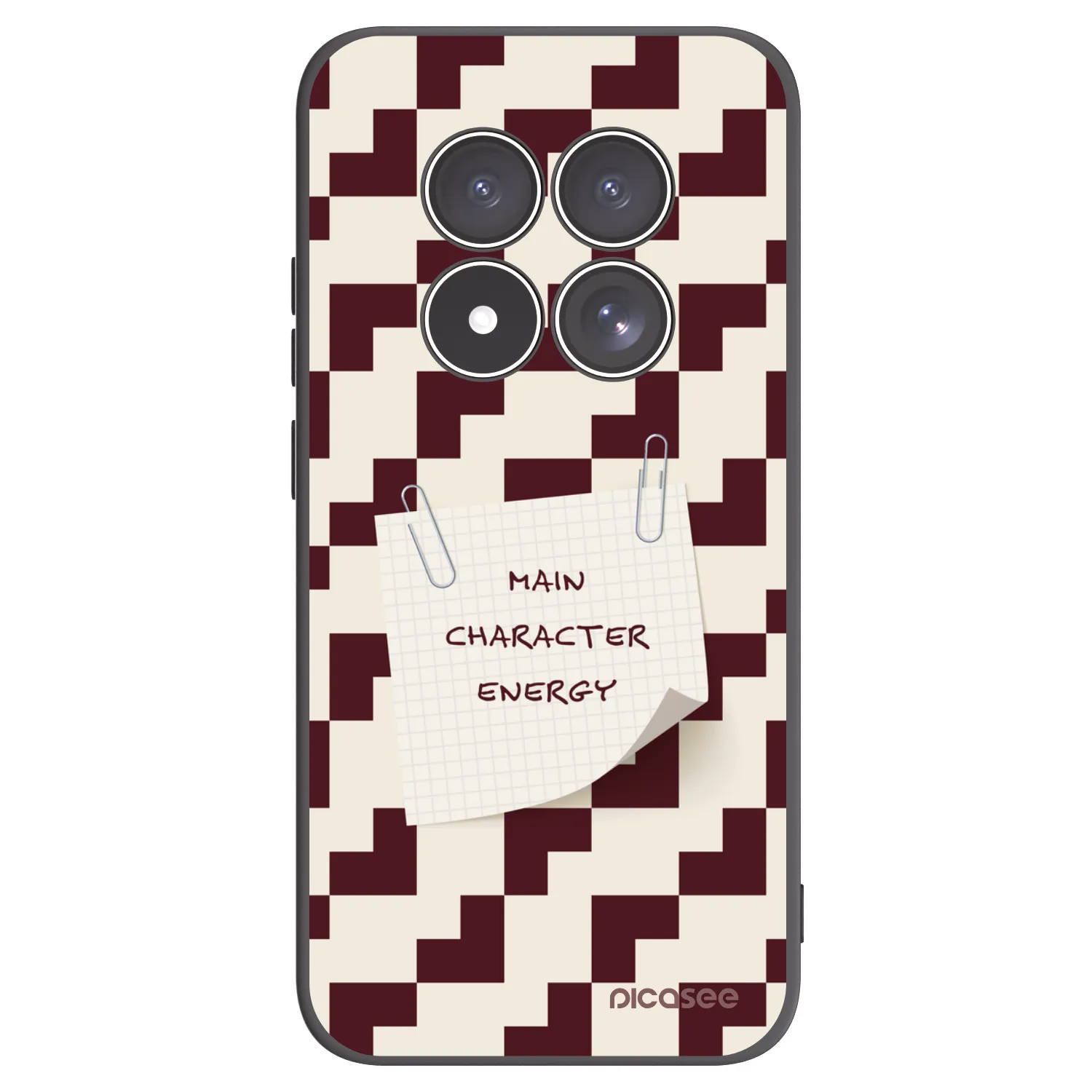 Picasee silikonový černý obal pro Xiaomi Redmi Note 15 Pro 4G - Lead Role