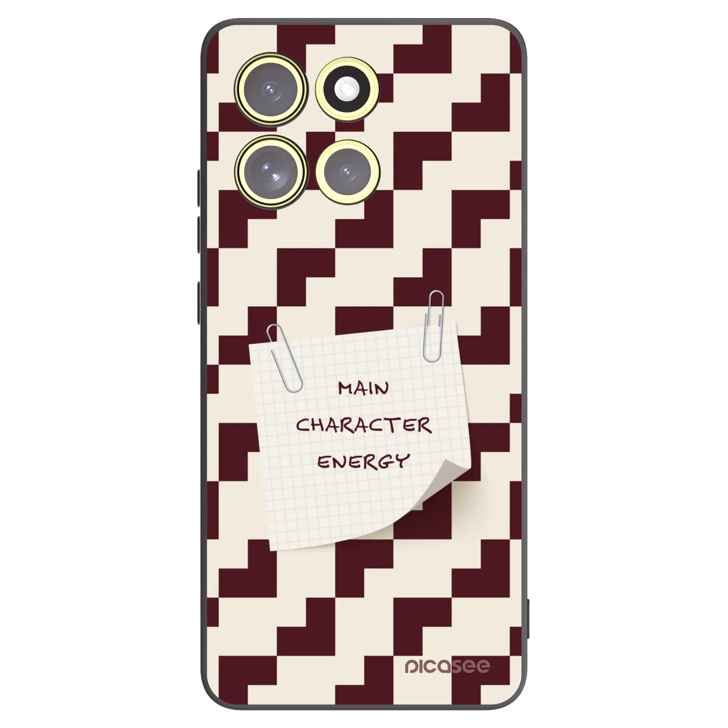 Picasee silikonový černý obal pro Motorola Moto G86 Power 5G - Lead Role