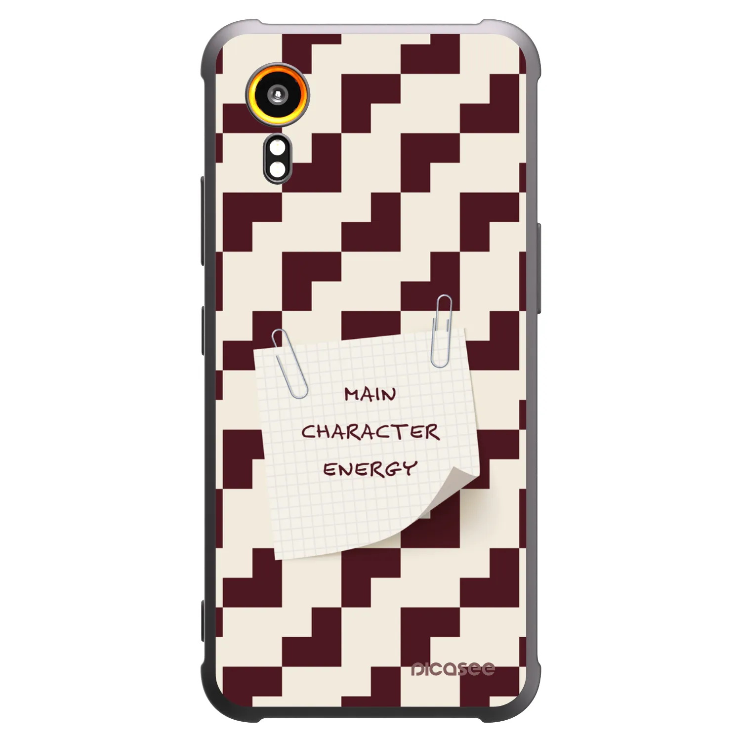 Picasee silikonový černý obal pro Samsung Galaxy XCover 7 - Lead Role