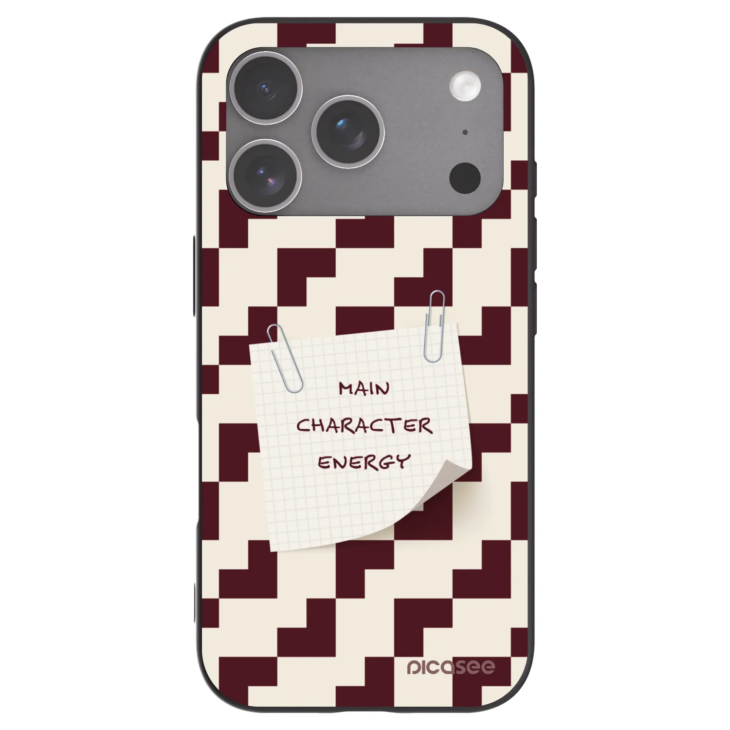 Picasee silikonový černý obal pro Apple iPhone 18 Pro - Lead Role