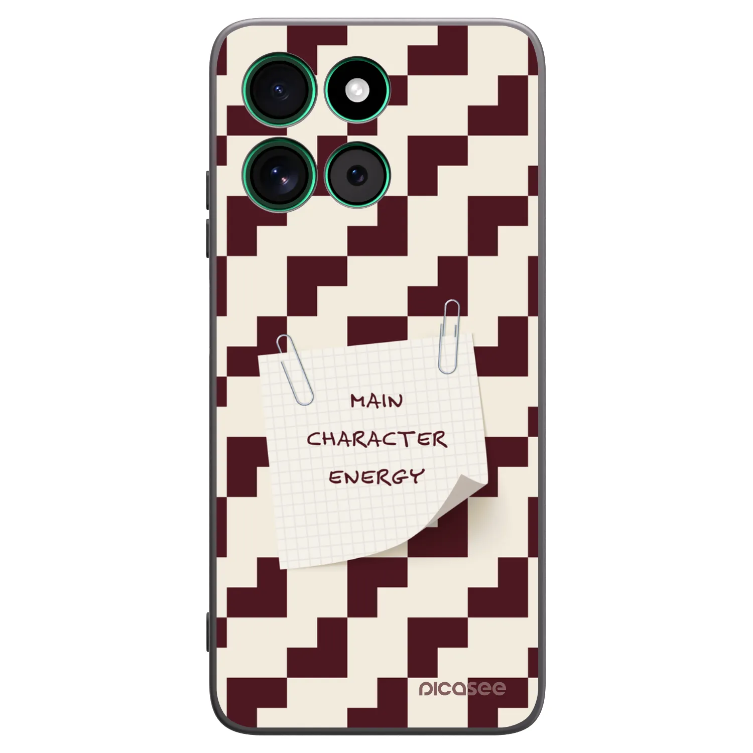 Picasee silikonový černý obal pro Motorola Moto G57 Power - Lead Role