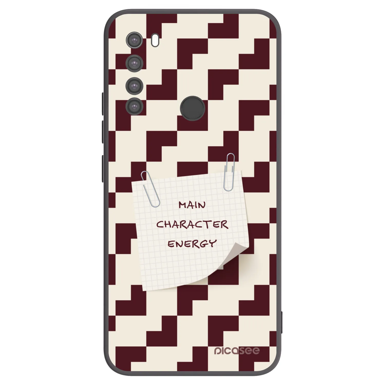 Picasee silikonový černý obal pro Xiaomi Redmi Note 8 - Lead Role