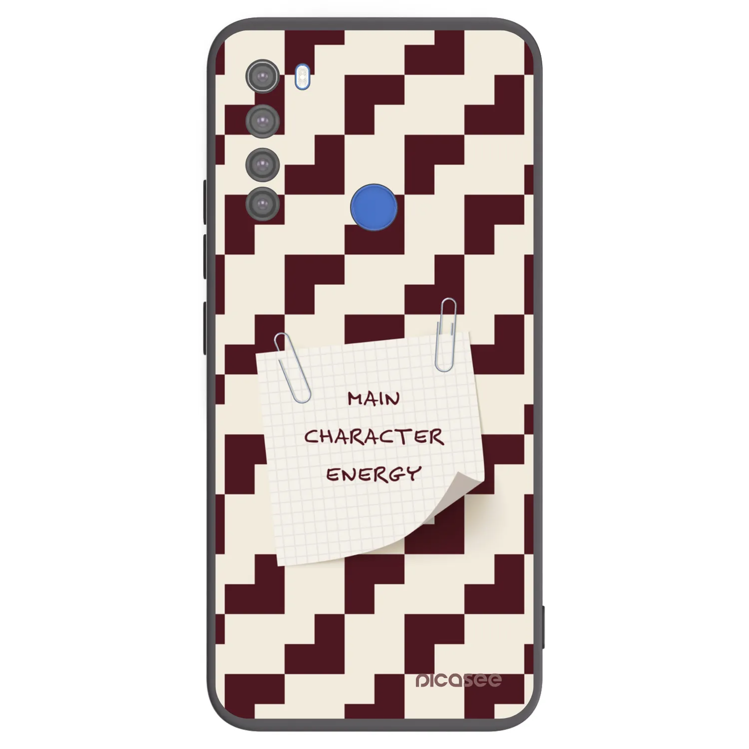 Picasee silikonový černý obal pro Xiaomi Redmi Note 8T - Lead Role