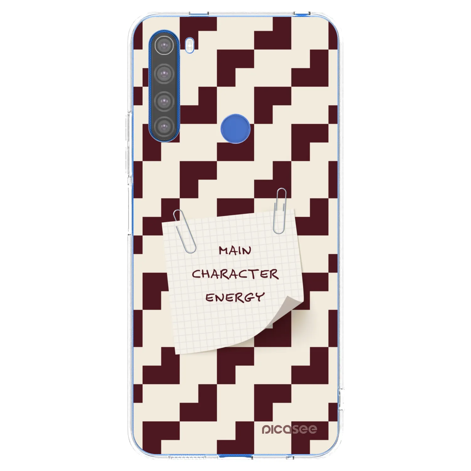 Picasee silikonový průhledný obal pro Xiaomi Redmi Note 8T - Lead Role