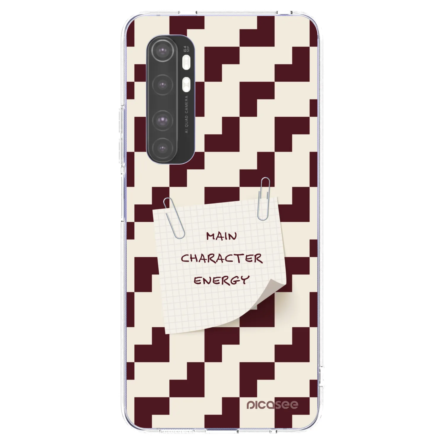 Picasee silikonový průhledný obal pro Xiaomi Mi Note 10 Lite - Lead Role