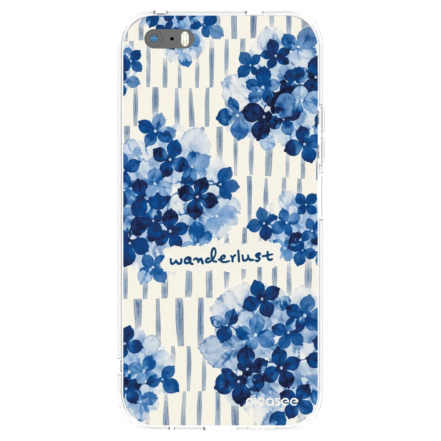 Picasee silikonový průhledný obal pro Apple iPhone 5/5S/SE - Azorea