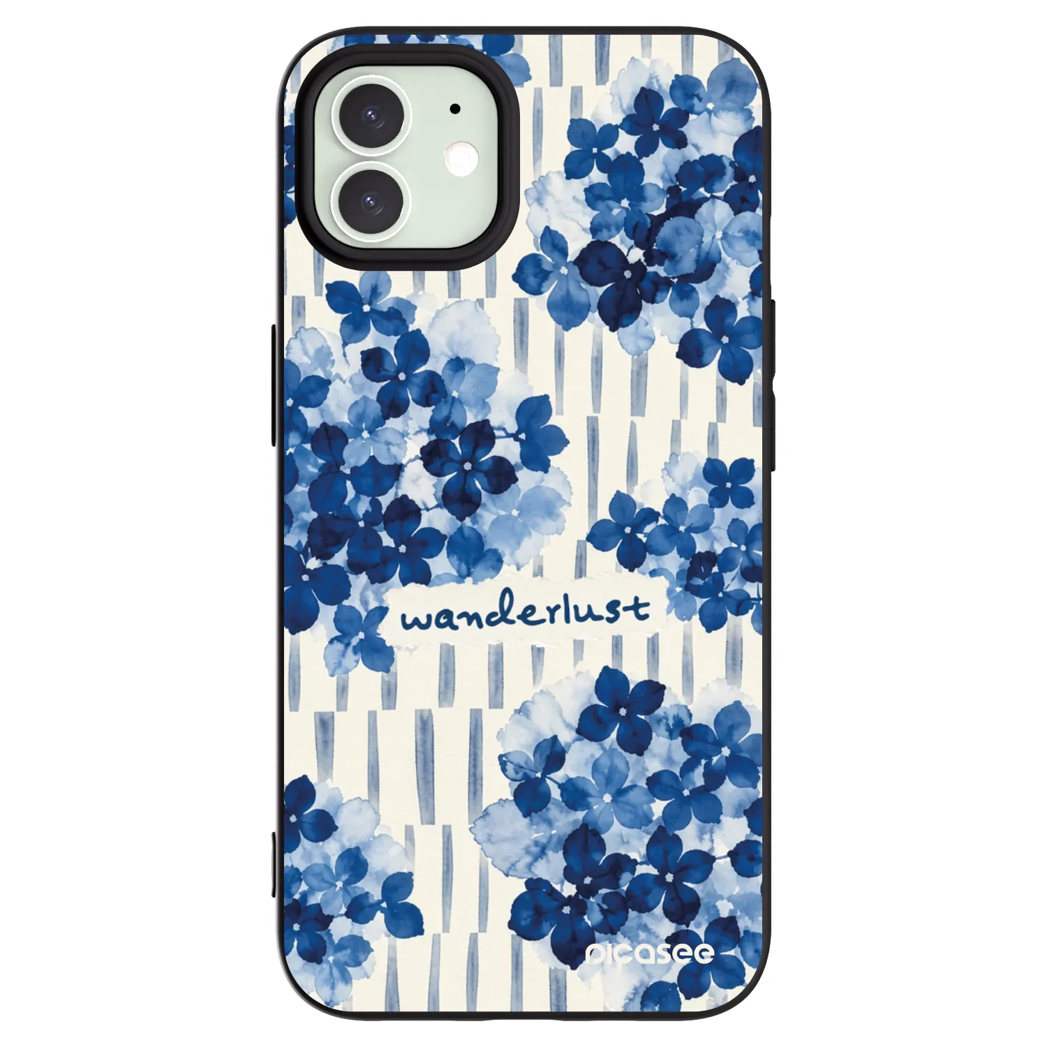 Picasee silikonový černý obal pro Apple iPhone 12 - Azorea