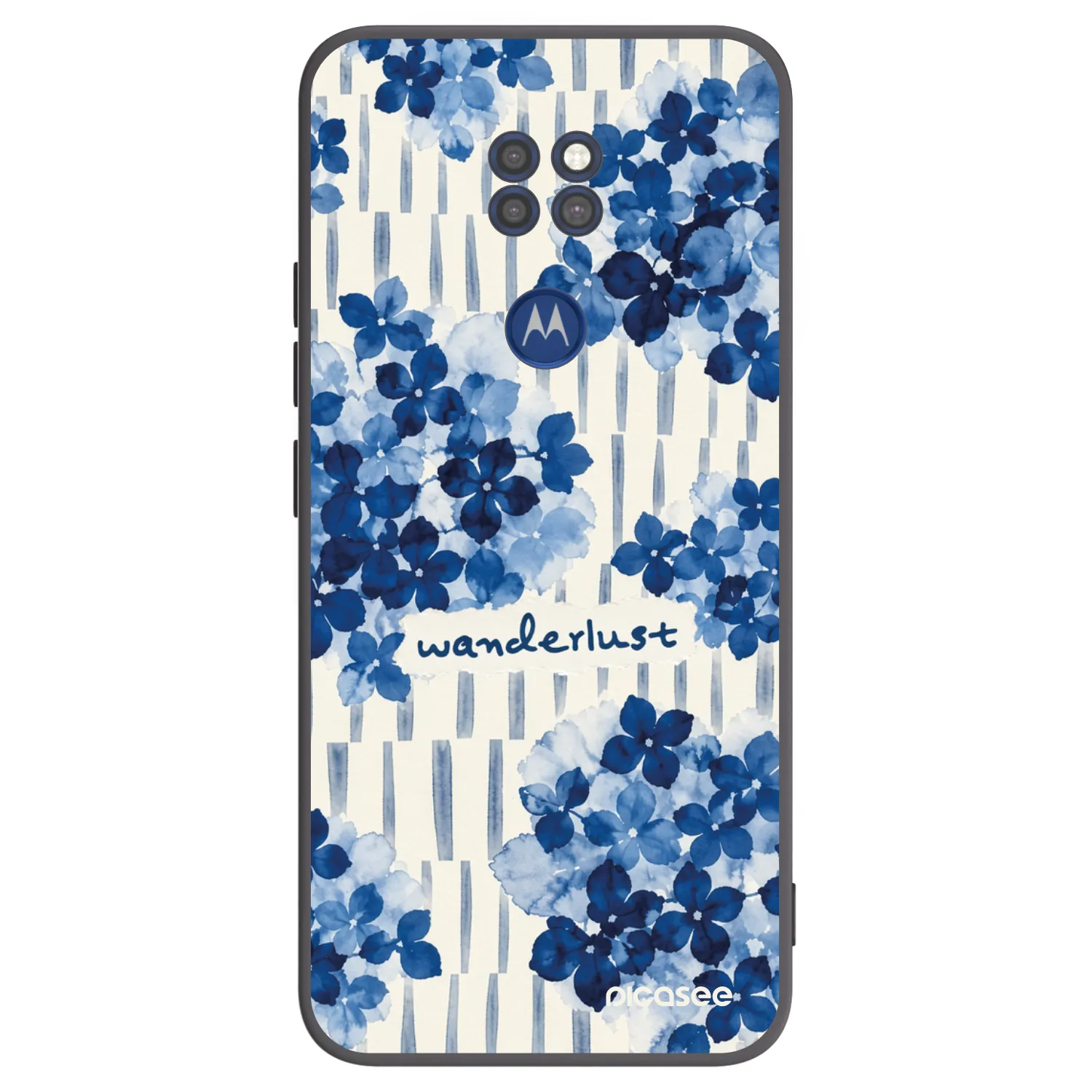 Picasee silikonový černý obal pro Motorola Moto G9 Play - Azorea