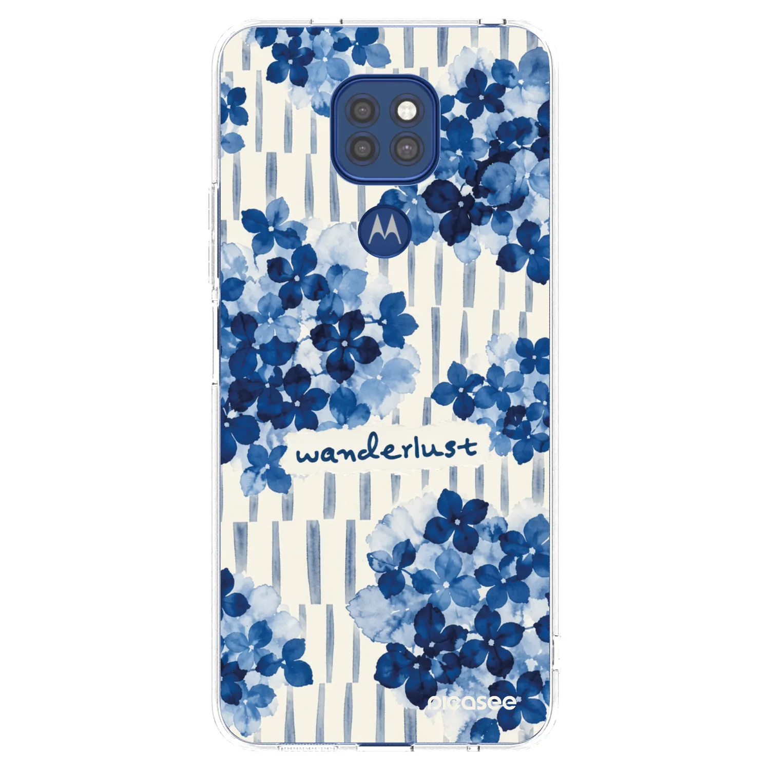 Picasee silikonový průhledný obal pro Motorola Moto G9 Play - Azorea