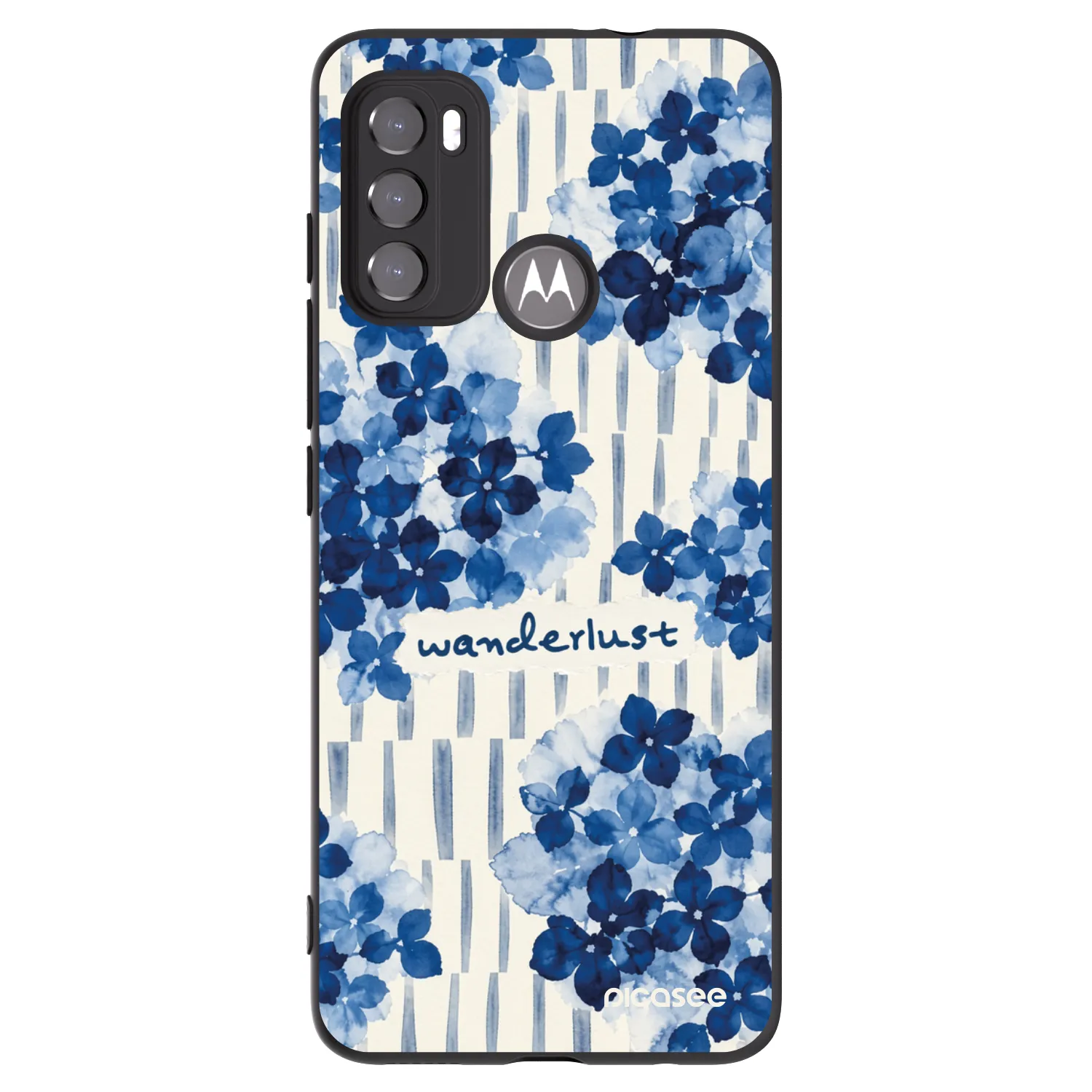Picasee silikonový černý obal pro Motorola Moto G60 - Azorea