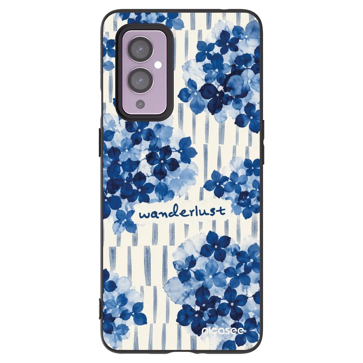 Picasee silikonový černý obal pro OnePlus 9 - Azorea