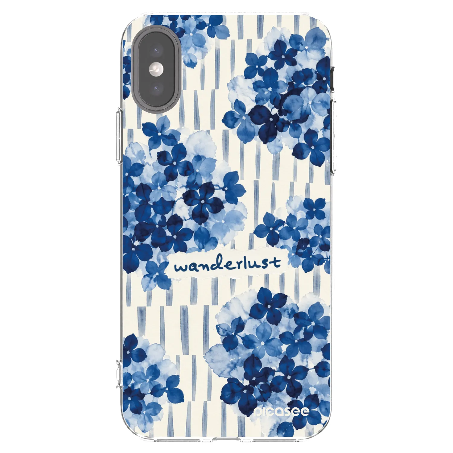 Picasee silikonový průhledný obal pro Apple iPhone X/XS - Azorea