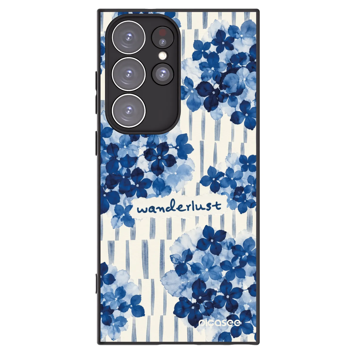 Picasee silikonový černý obal pro Samsung Galaxy S23 Ultra 5G - Azorea