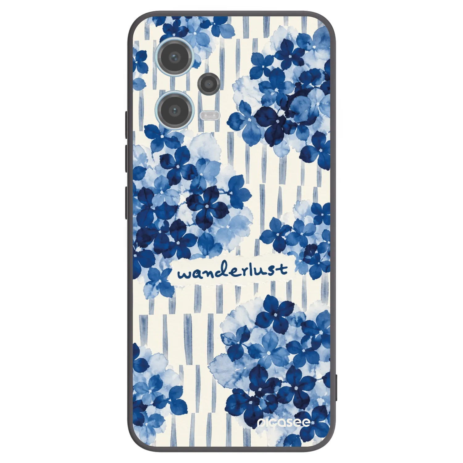 Picasee silikonový černý obal pro Xiaomi Redmi Note 12 5G - Azorea