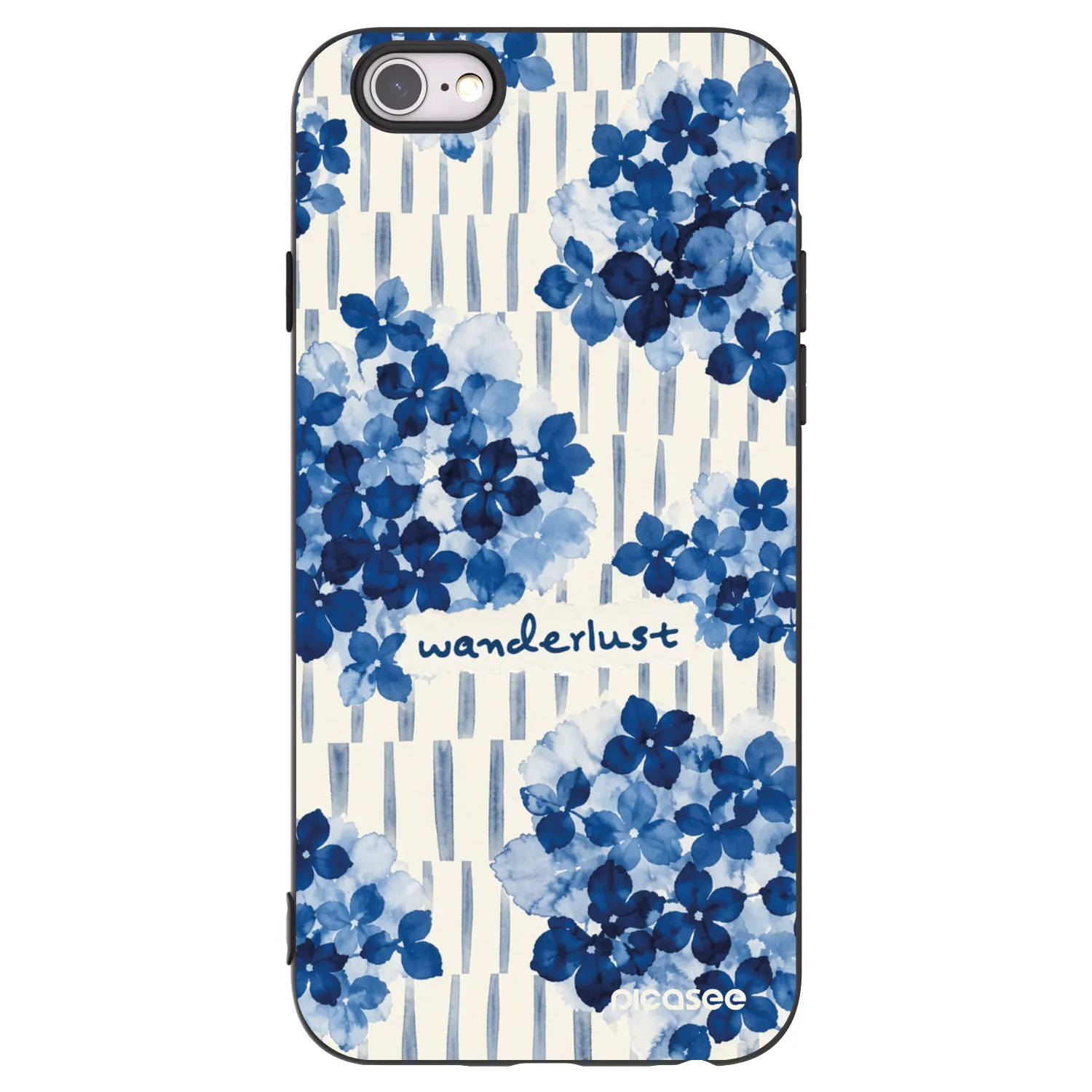 Picasee silikonový černý obal pro Apple iPhone 6/6S - Azorea