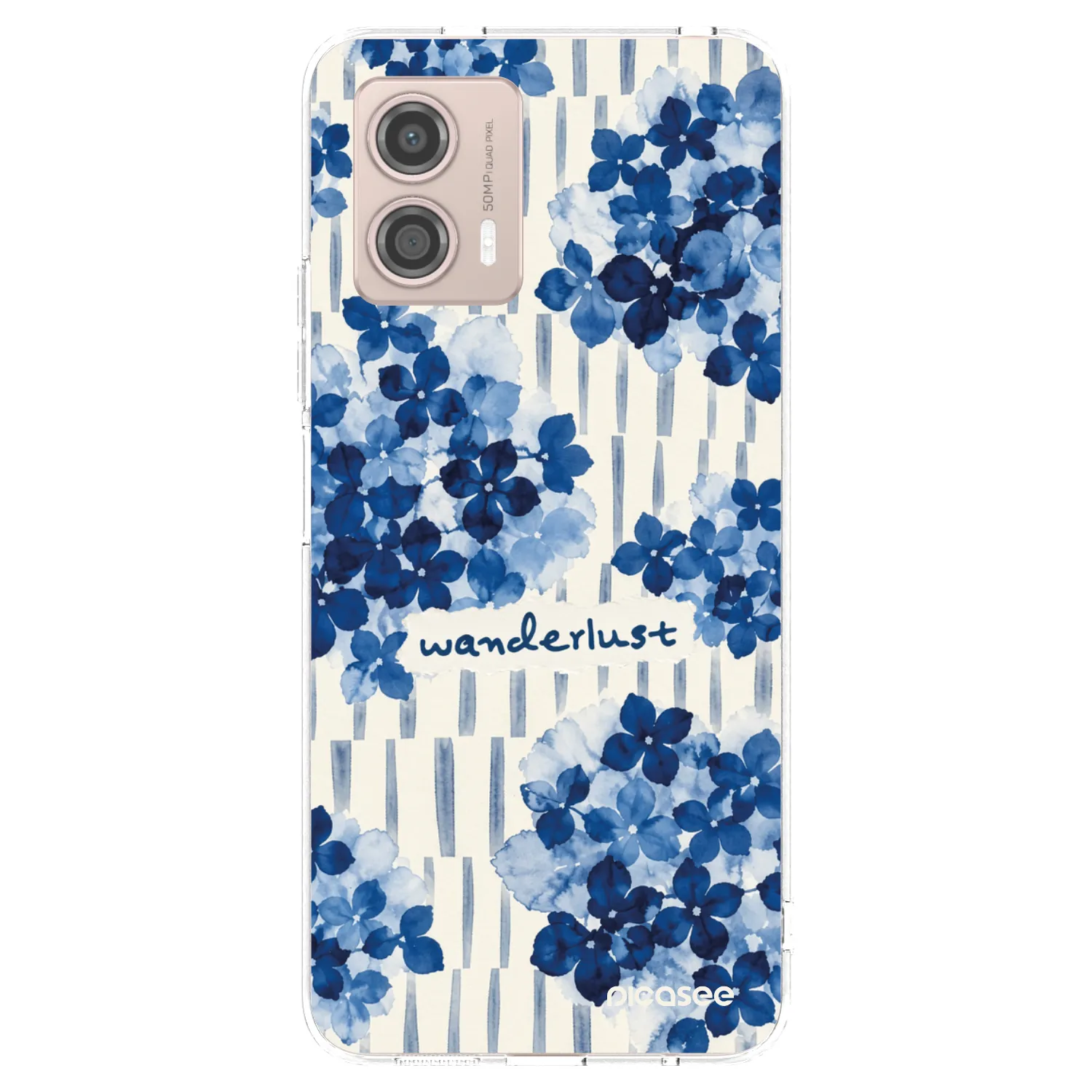 Picasee silikonový průhledný obal pro Motorola Moto G53 5G - Azorea