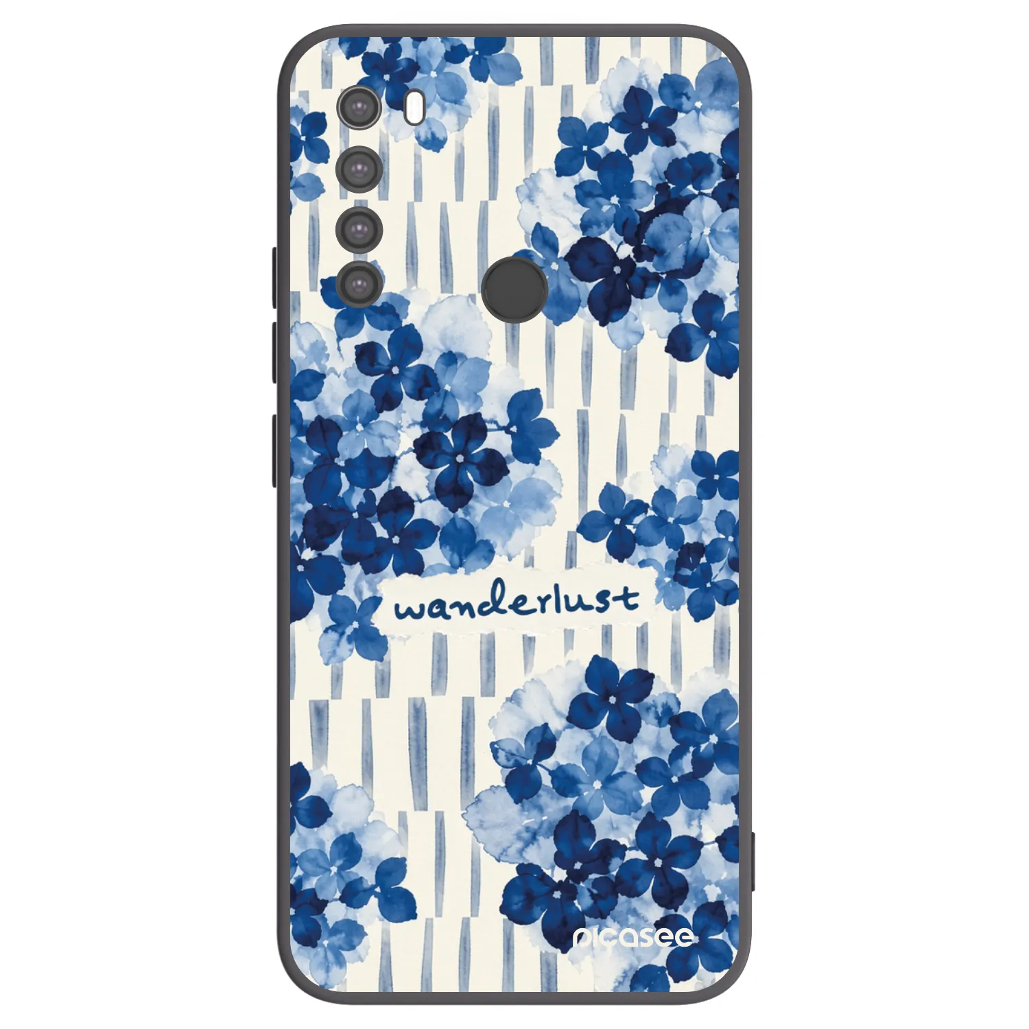 Picasee silikonový černý obal pro Xiaomi Redmi Note 8 - Azorea