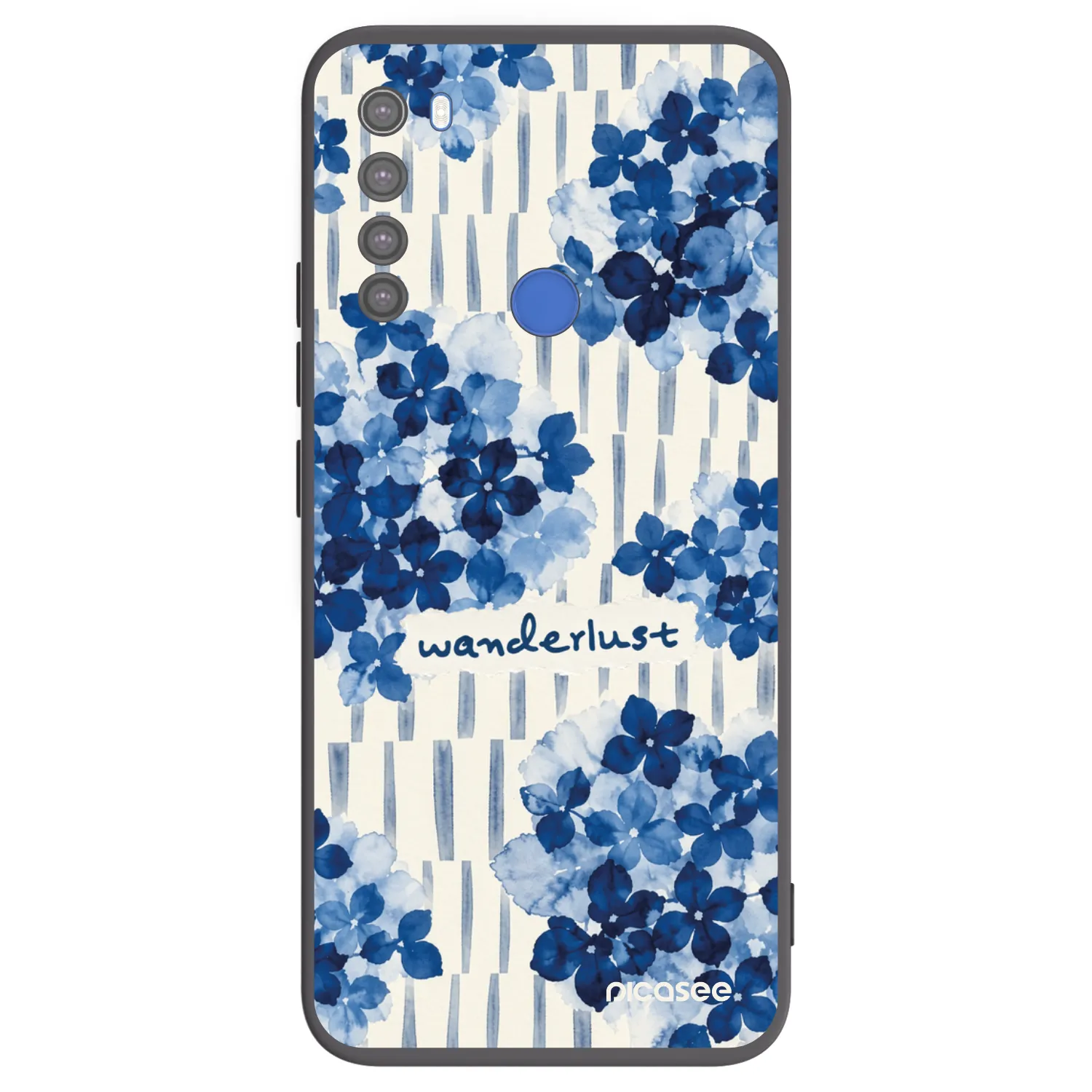 Picasee silikonový černý obal pro Xiaomi Redmi Note 8T - Azorea