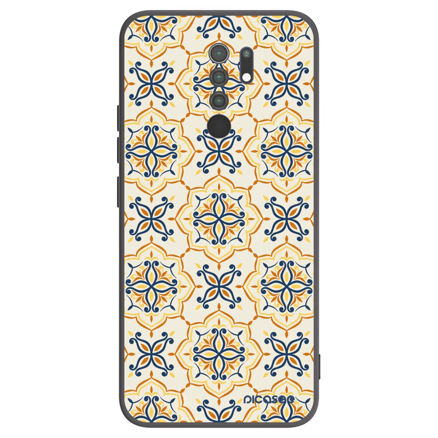 Picasee silikonový černý obal pro Xiaomi Redmi 9 - Majolica
