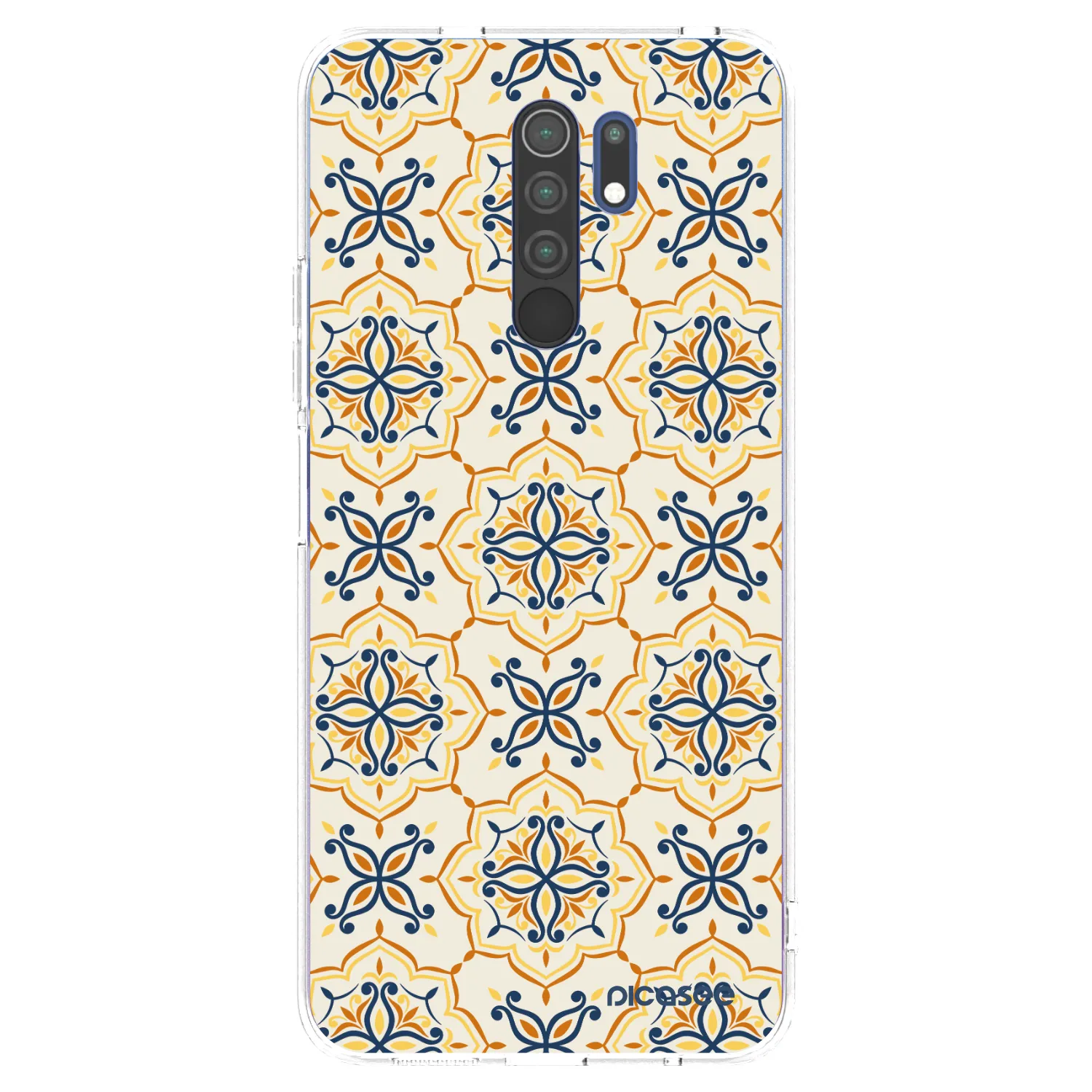 Picasee silikonový průhledný obal pro Xiaomi Redmi 9 - Majolica