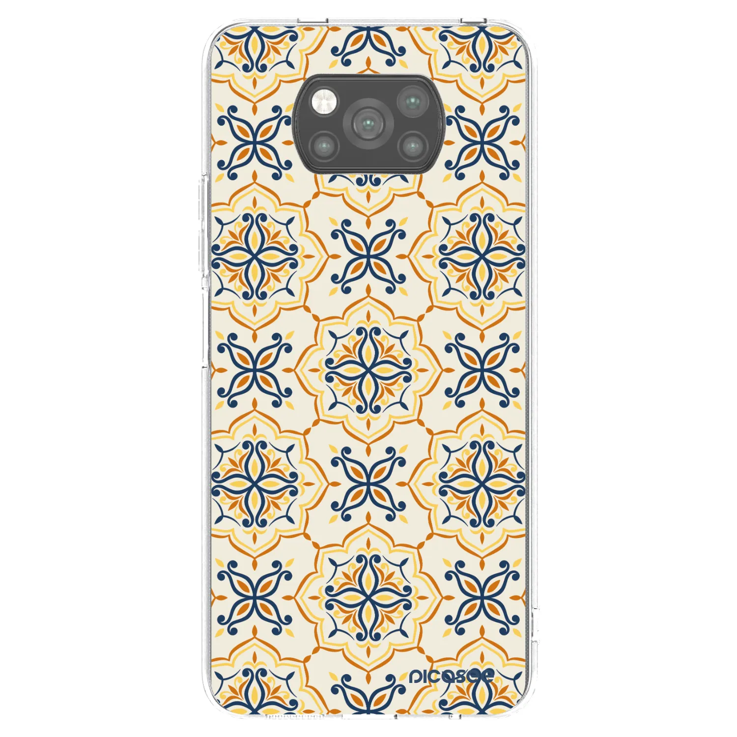 Picasee silikonový černý obal pro Xiaomi Poco X3 - Majolica