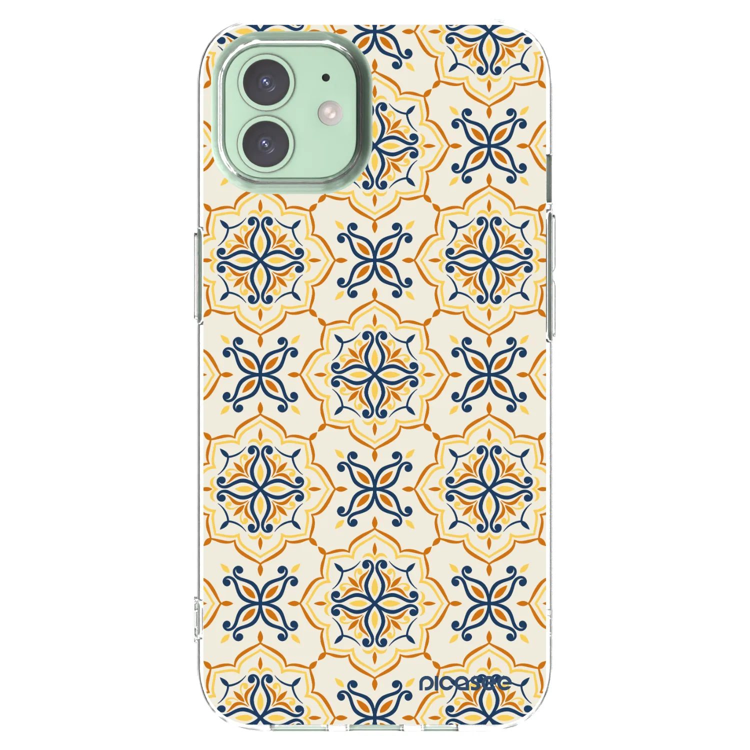 Picasee silikonový průhledný obal pro Apple iPhone 12 - Majolica