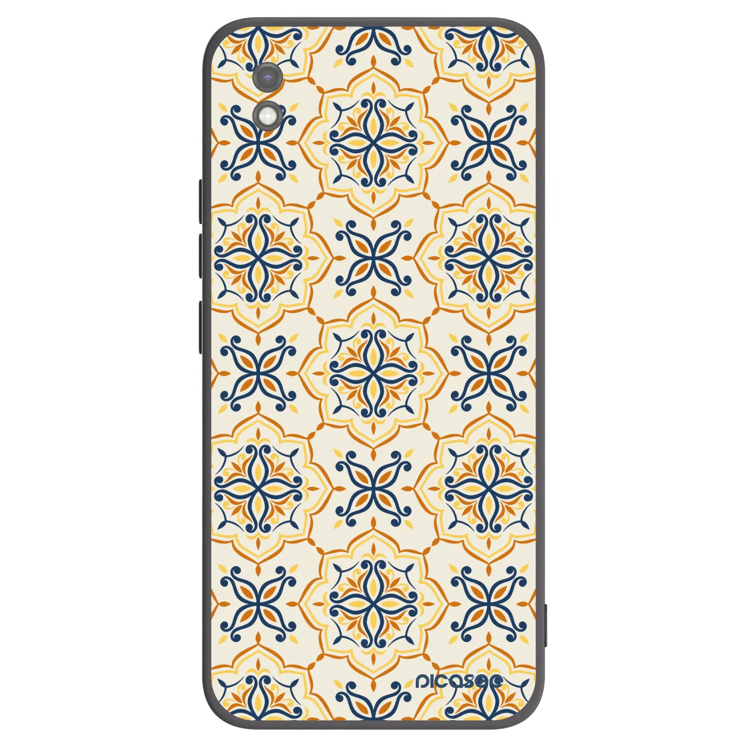 Picasee silikonový černý obal pro Xiaomi Redmi 9AT - Majolica