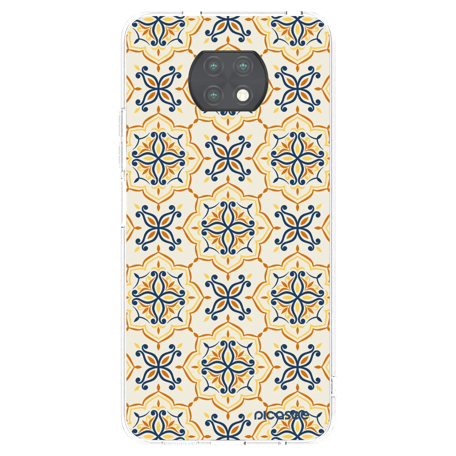Picasee silikonový průhledný obal pro Xiaomi Redmi Note 9T - Majolica