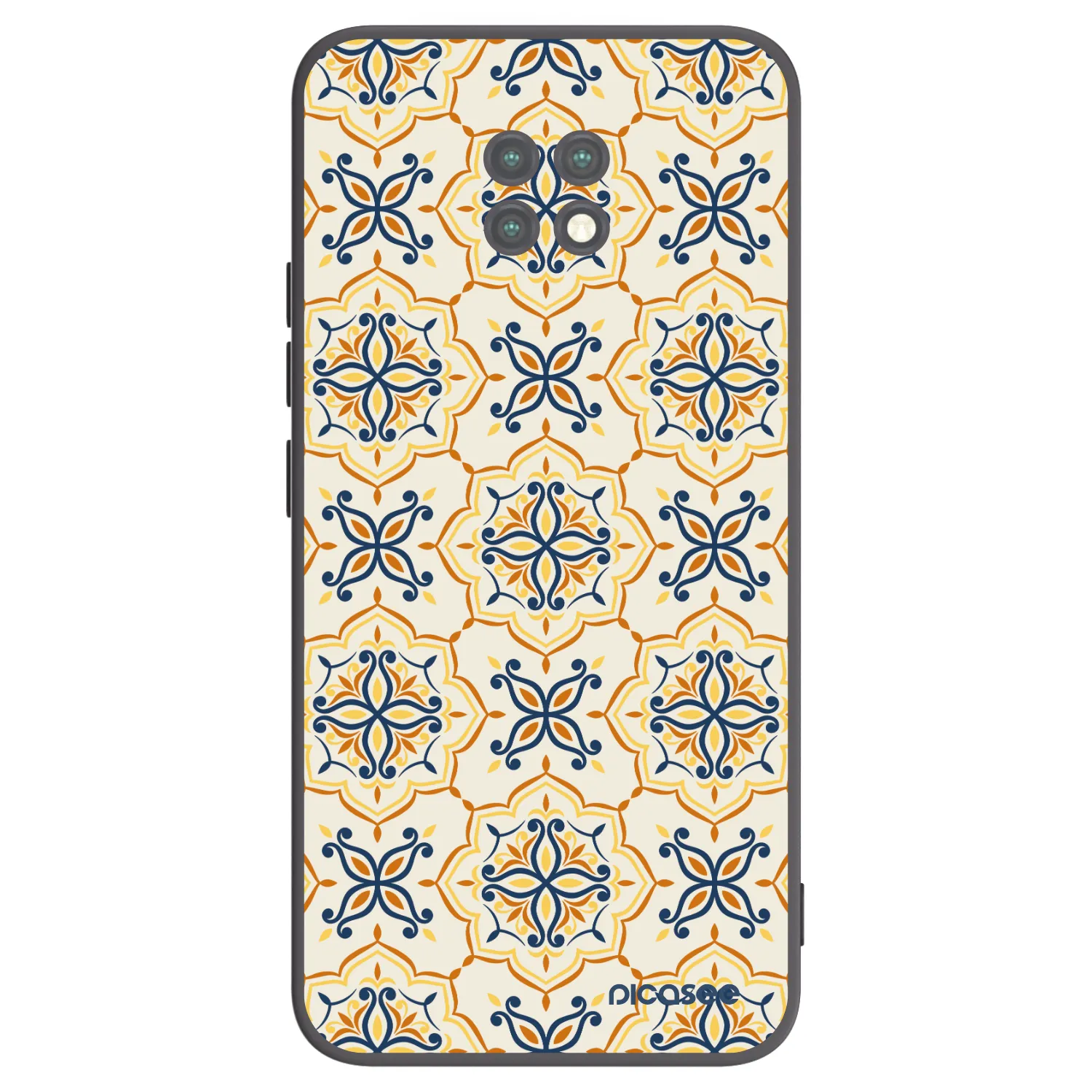 Picasee silikonový černý obal pro Xiaomi Redmi Note 9T - Majolica