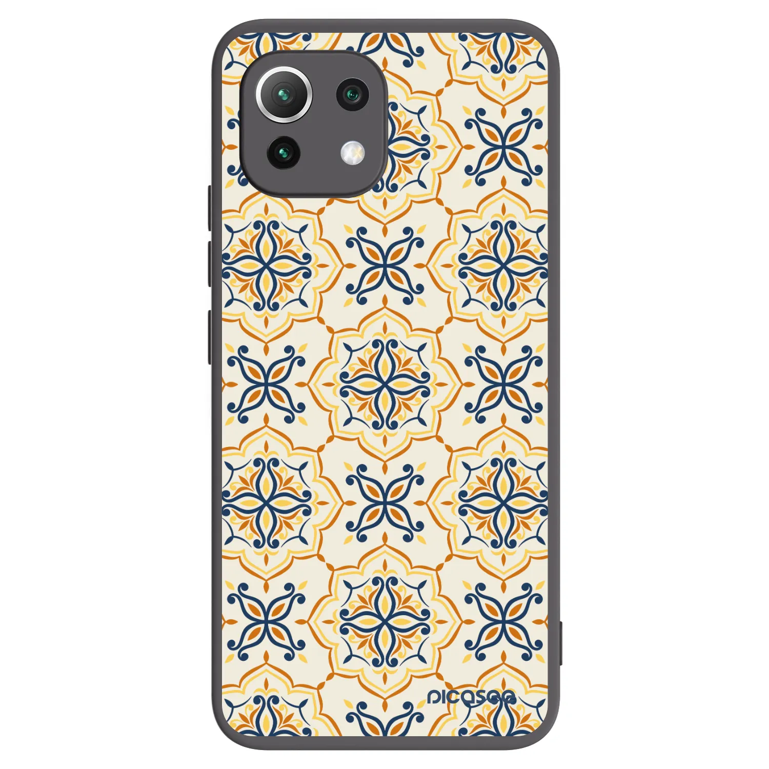 Picasee silikonový černý obal pro Xiaomi 11 Lite 5G NE - Majolica