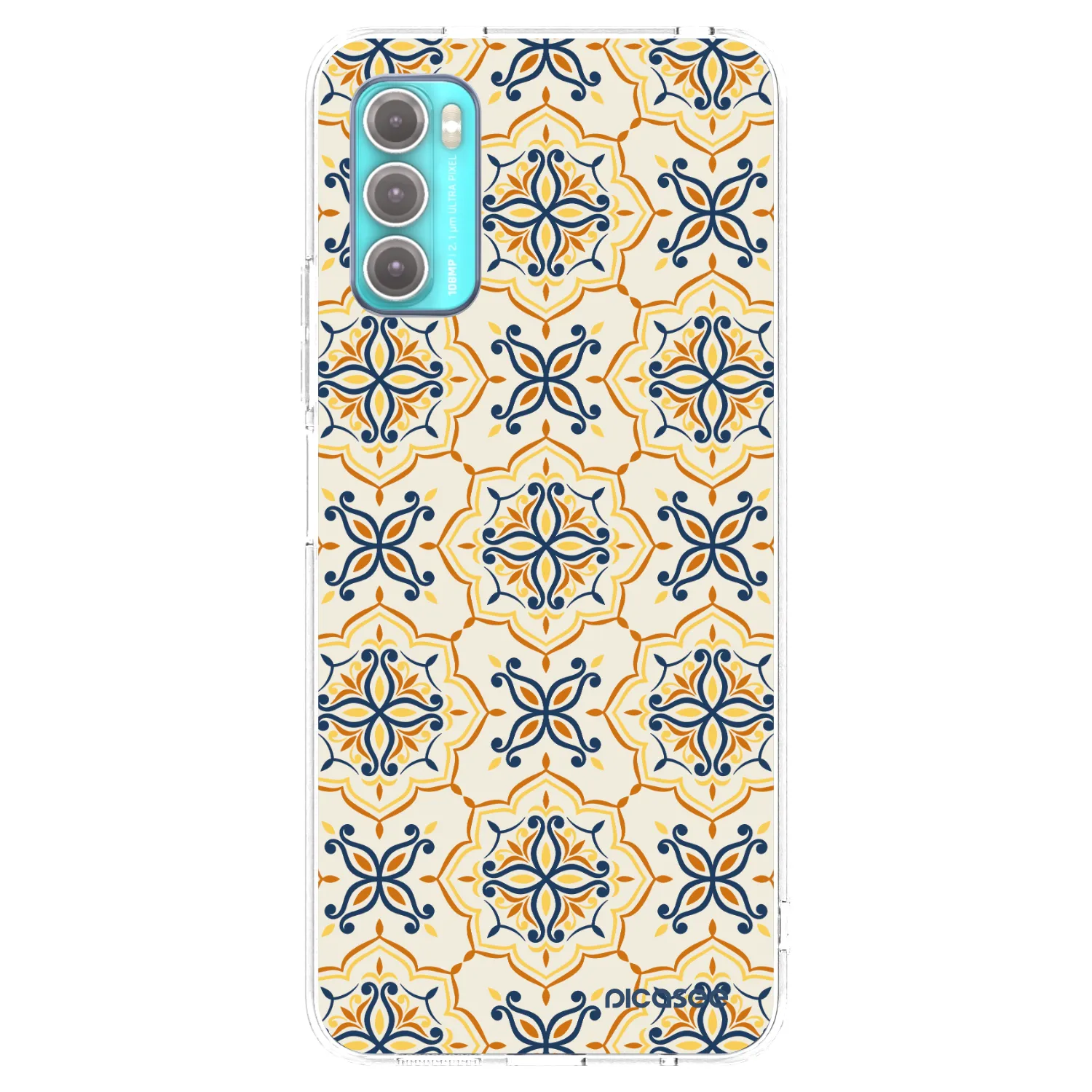 Picasee silikonový průhledný obal pro Motorola Moto G60 - Majolica