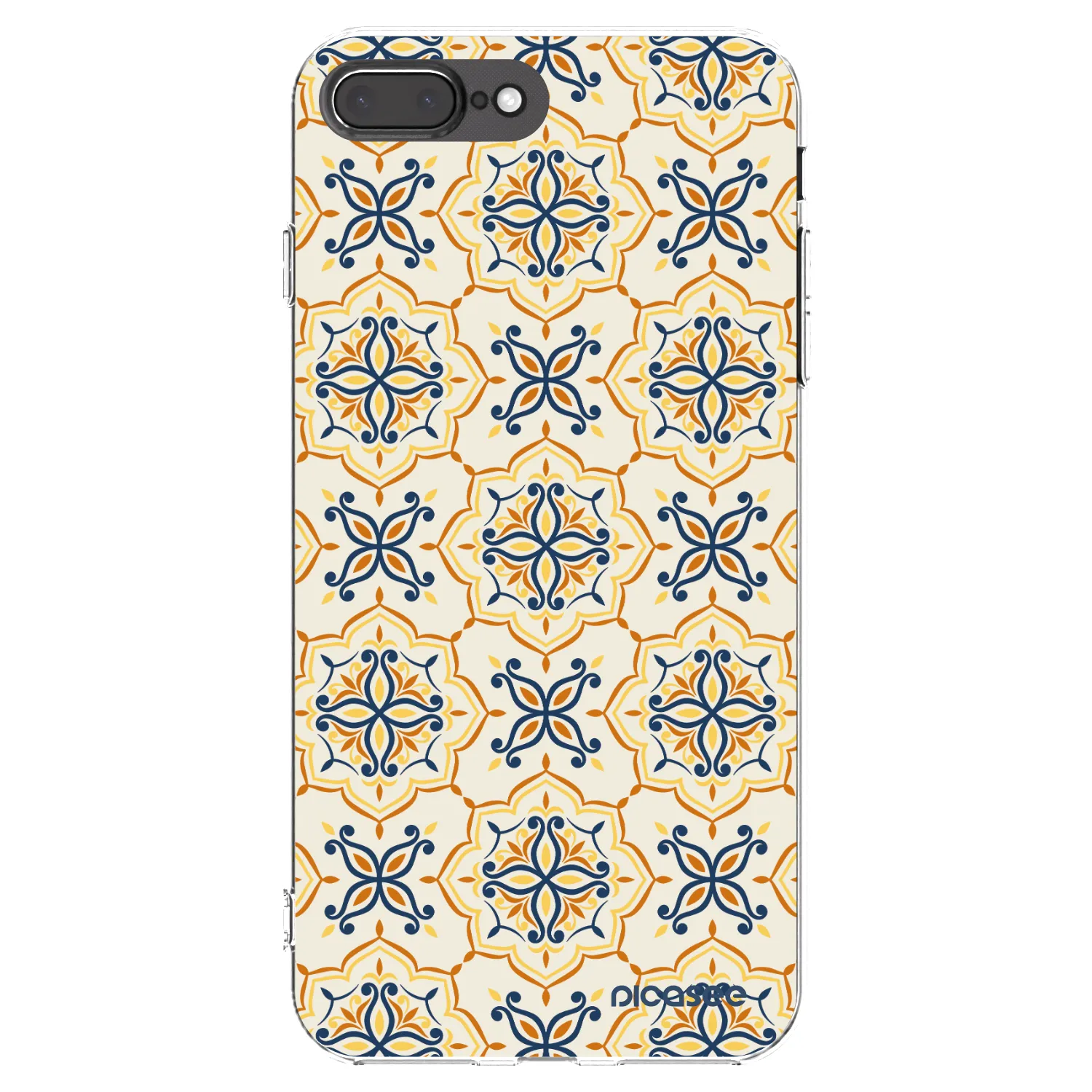 Picasee silikonový průhledný obal pro Apple iPhone 7 Plus - Majolica