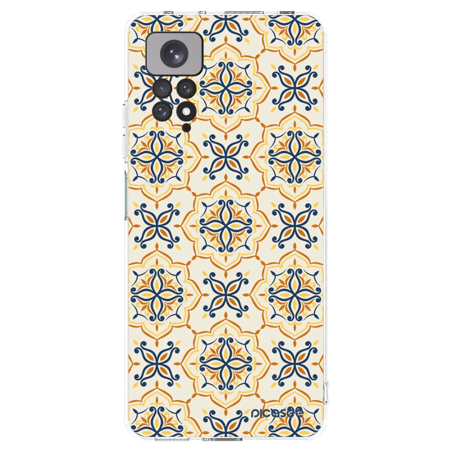 Picasee silikonový průhledný obal pro Xiaomi Redmi Note 11S 4G - Majolica