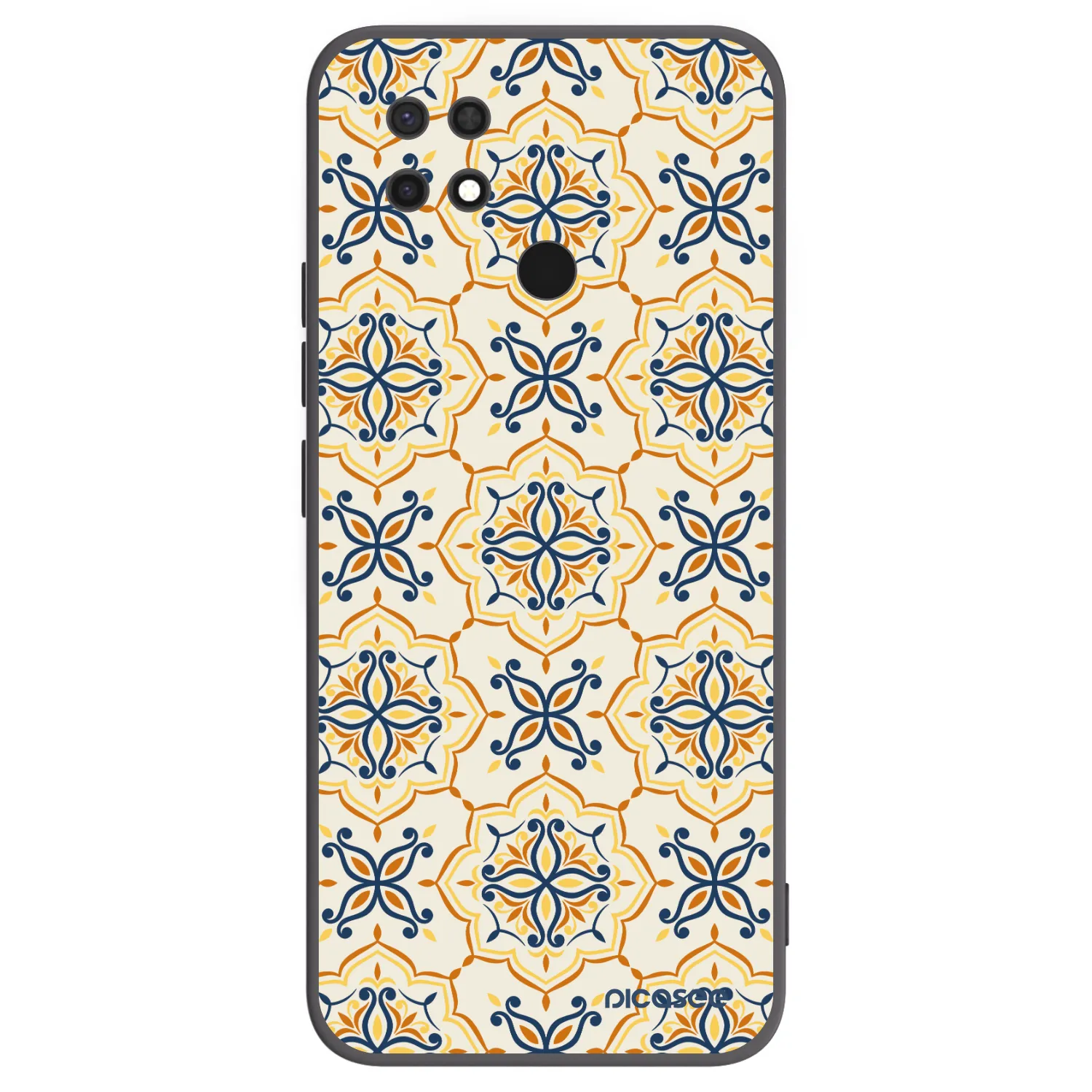 Picasee silikonový černý obal pro Xiaomi Redmi 10C - Majolica