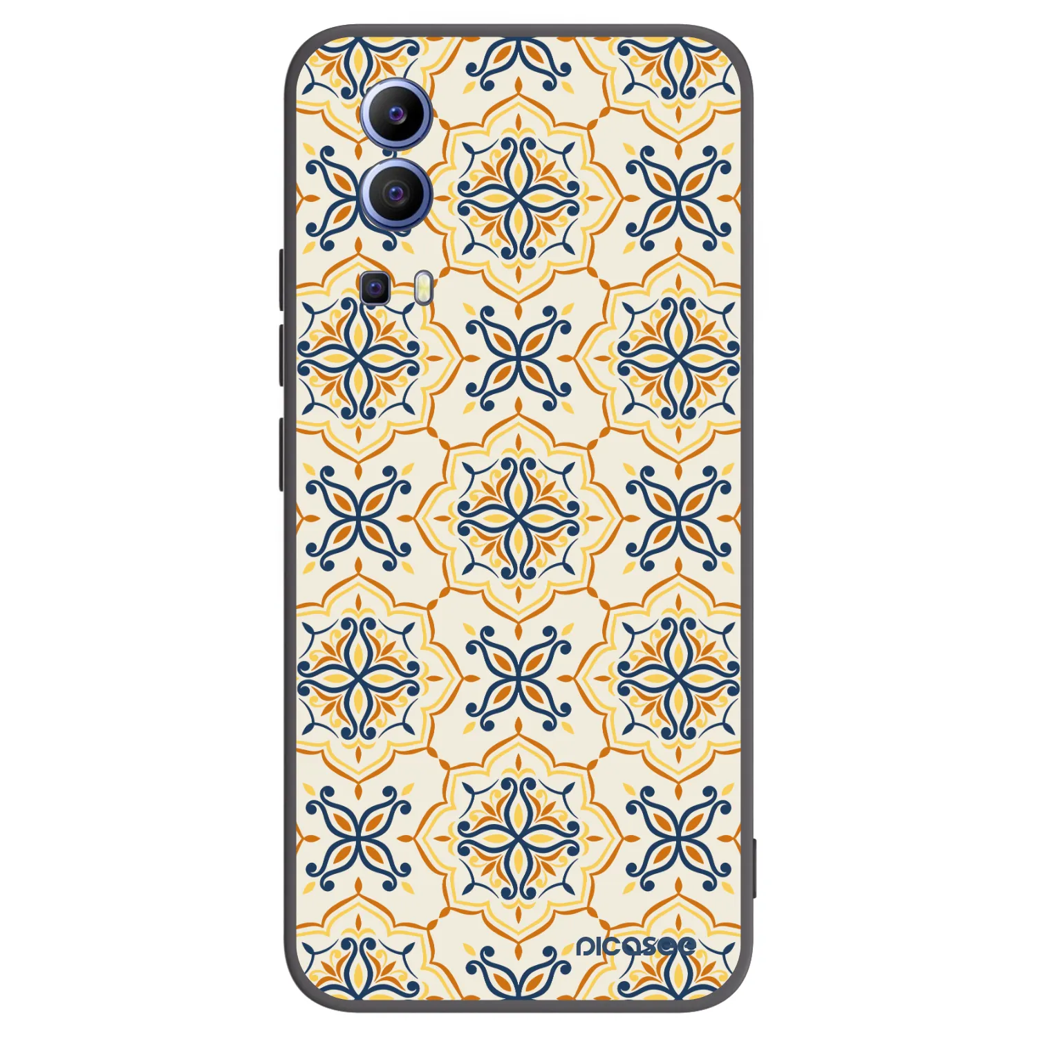 Picasee silikonový černý obal pro Vivo Y52 5G - Majolica