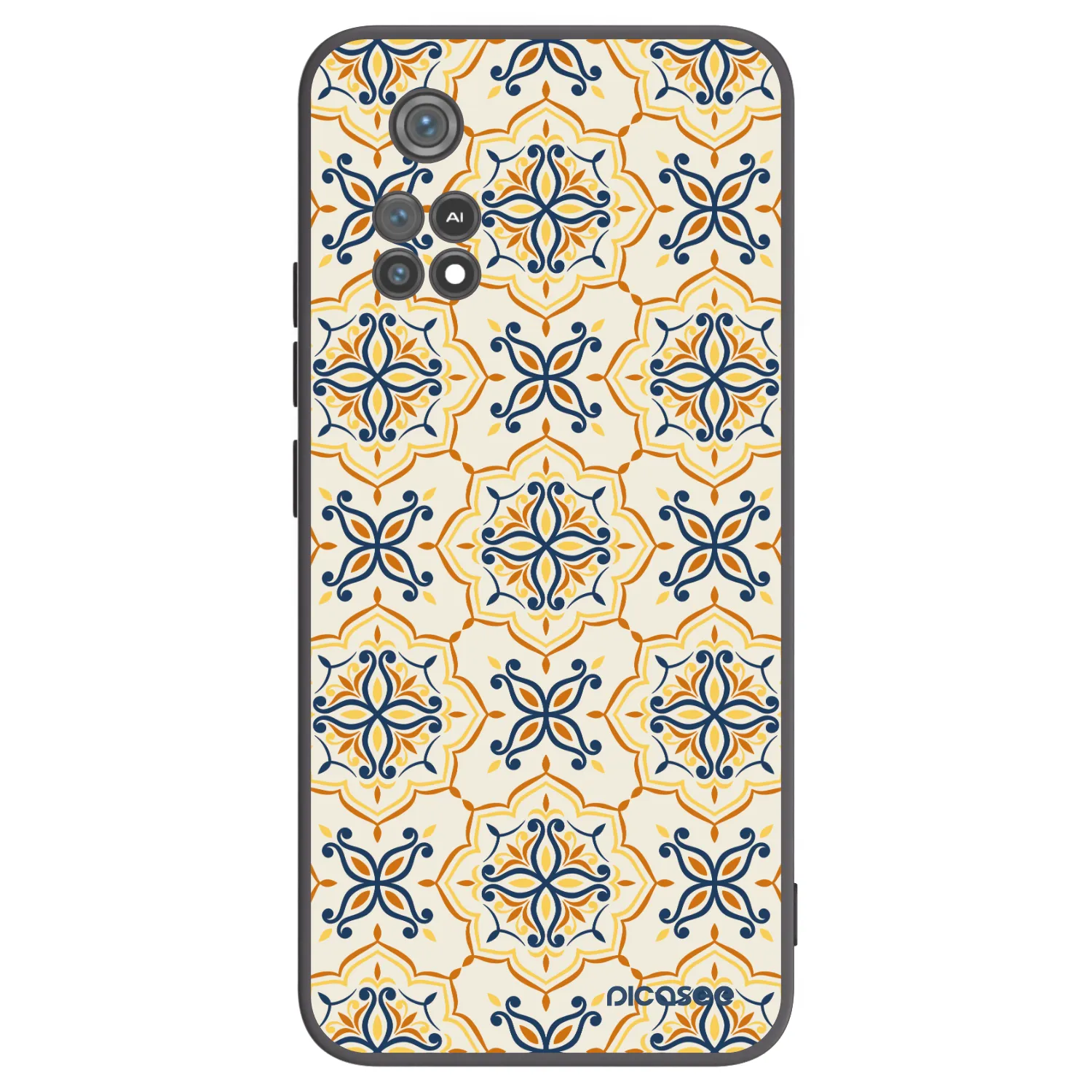 Picasee silikonový černý obal pro Xiaomi Poco M4 Pro - Majolica