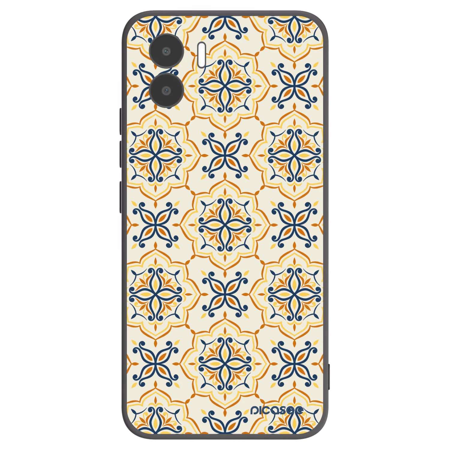Picasee silikonový černý obal pro Xiaomi Redmi A1 - Majolica