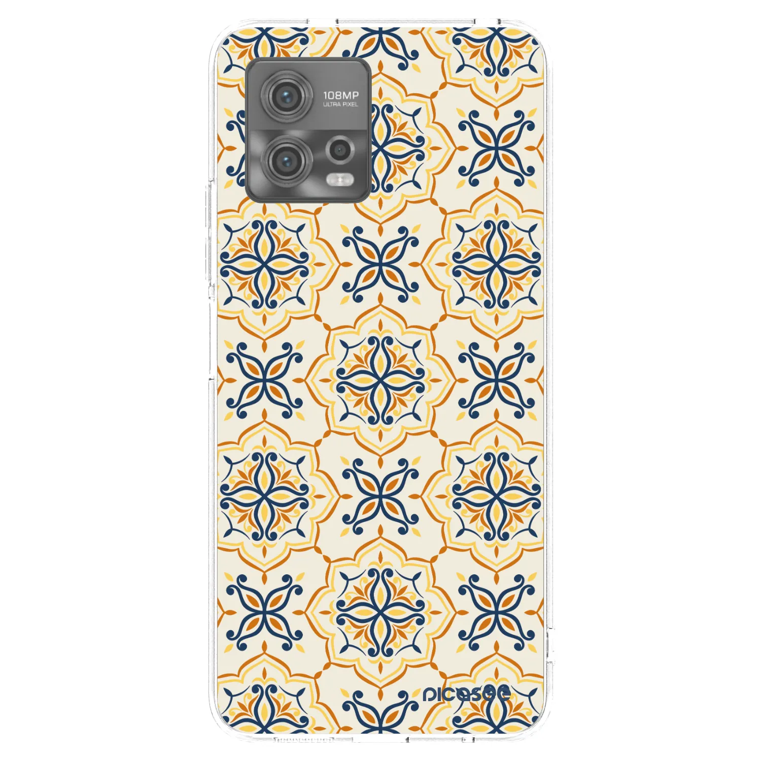 Picasee silikonový průhledný obal pro Motorola Moto G72 - Majolica