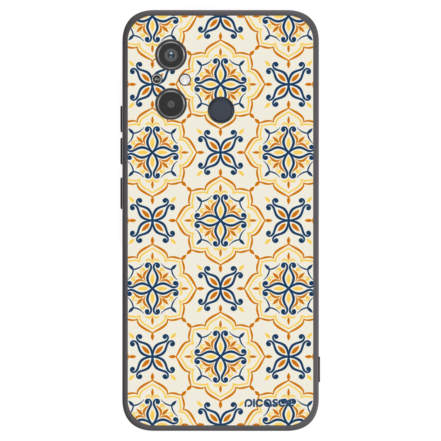 Picasee silikonový černý obal pro Xiaomi Redmi 12C - Majolica