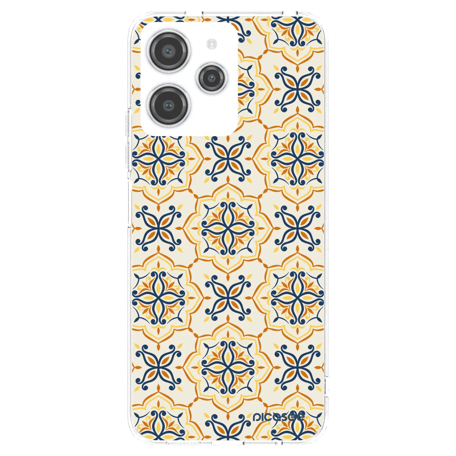 Picasee silikonový průhledný obal pro Xiaomi Redmi 12 4G - Majolica
