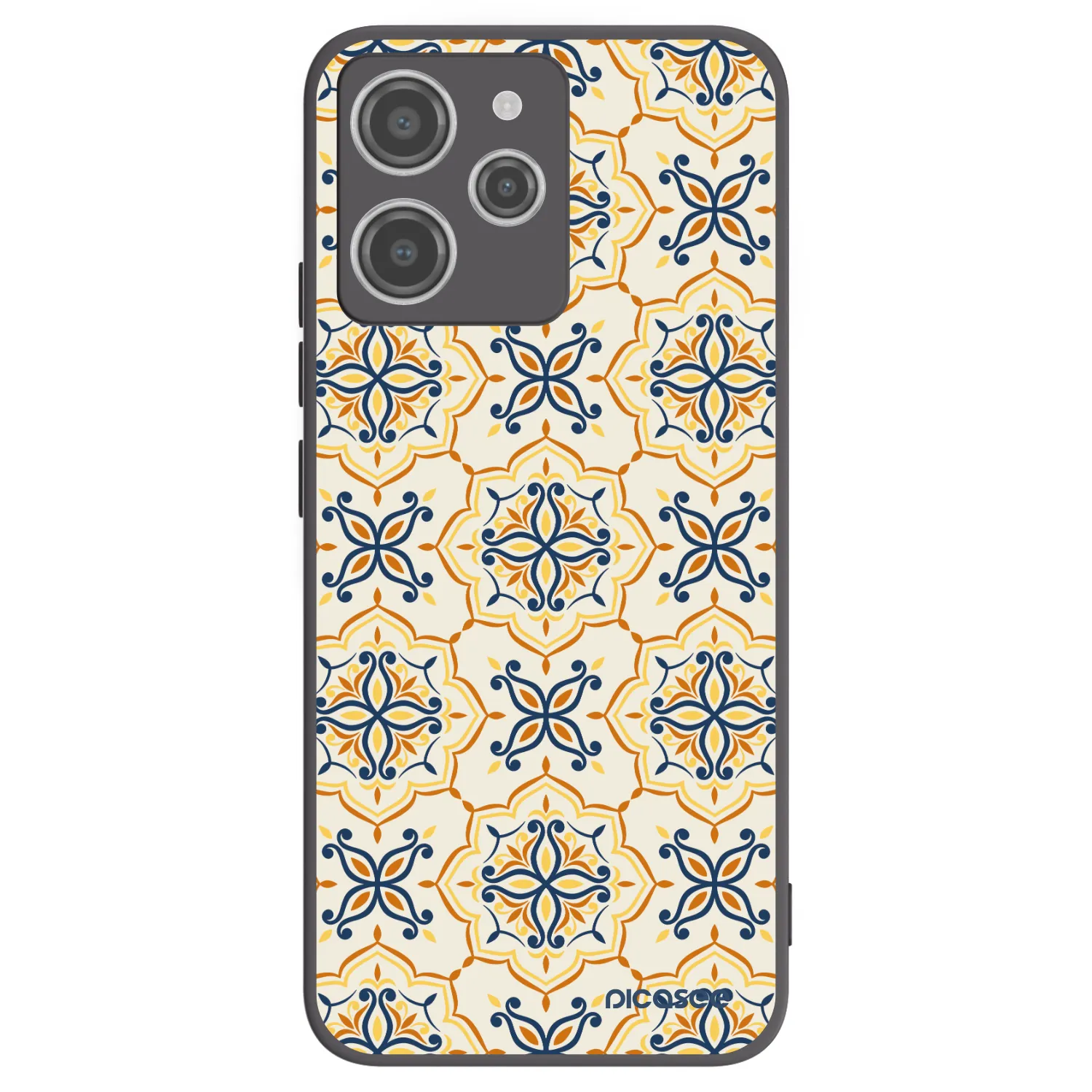 Picasee silikonový černý obal pro Xiaomi Redmi 12 4G - Majolica