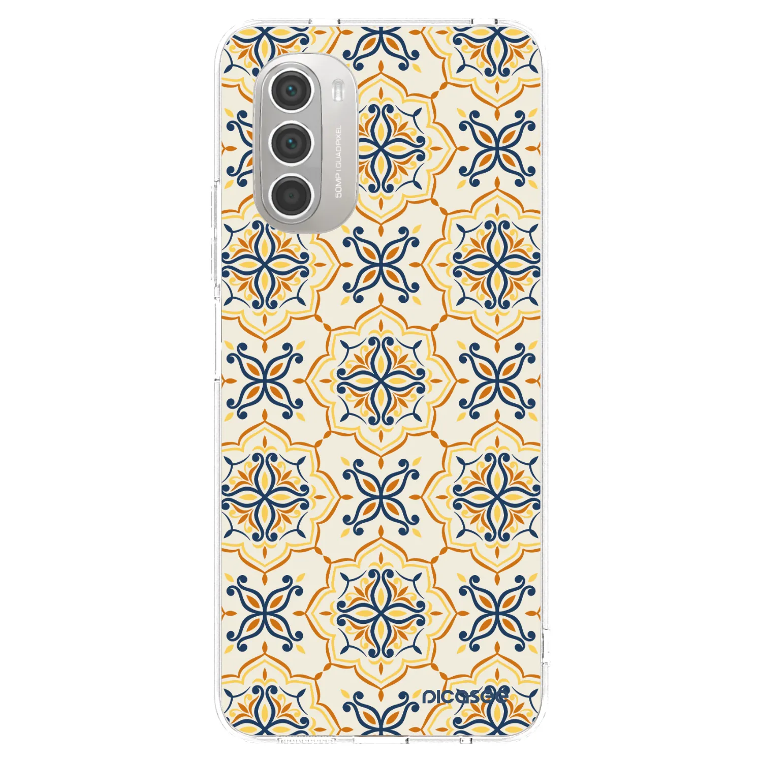 Picasee silikonový průhledný obal pro Motorola Moto G51 - Majolica