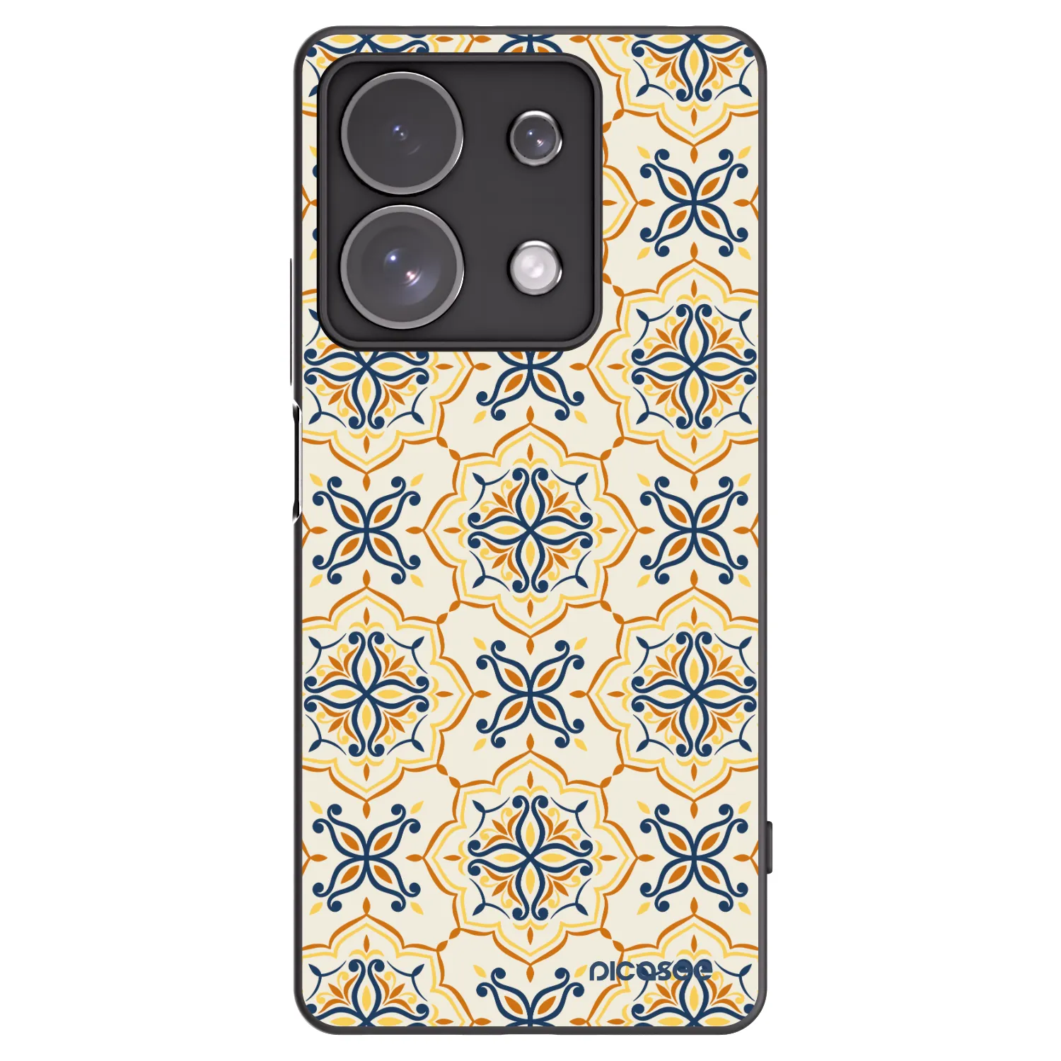 Picasee silikonový černý obal pro Xiaomi Redmi Note 13 Pro 4G - Majolica