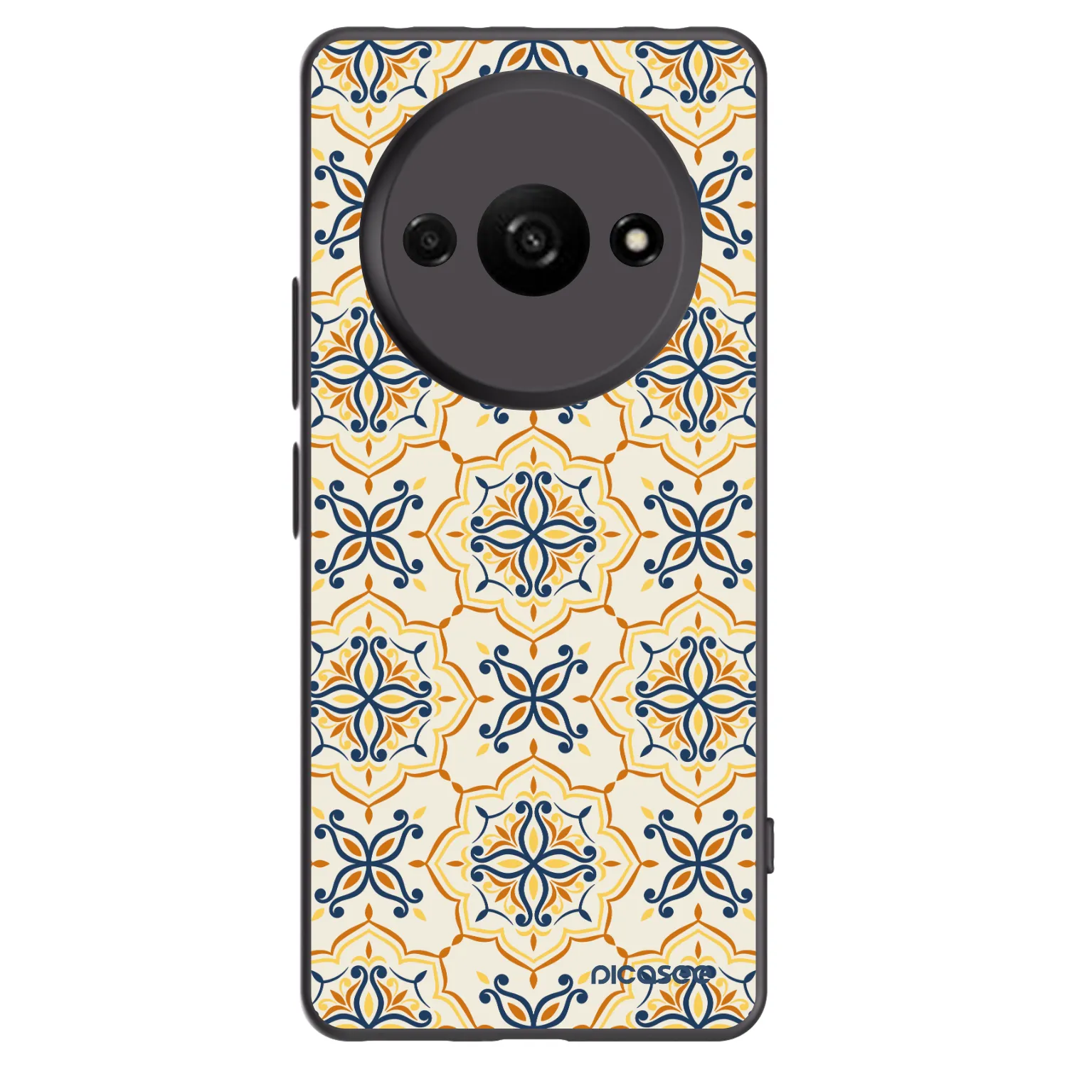 Picasee silikonový černý obal pro Xiaomi Redmi A3 - Majolica