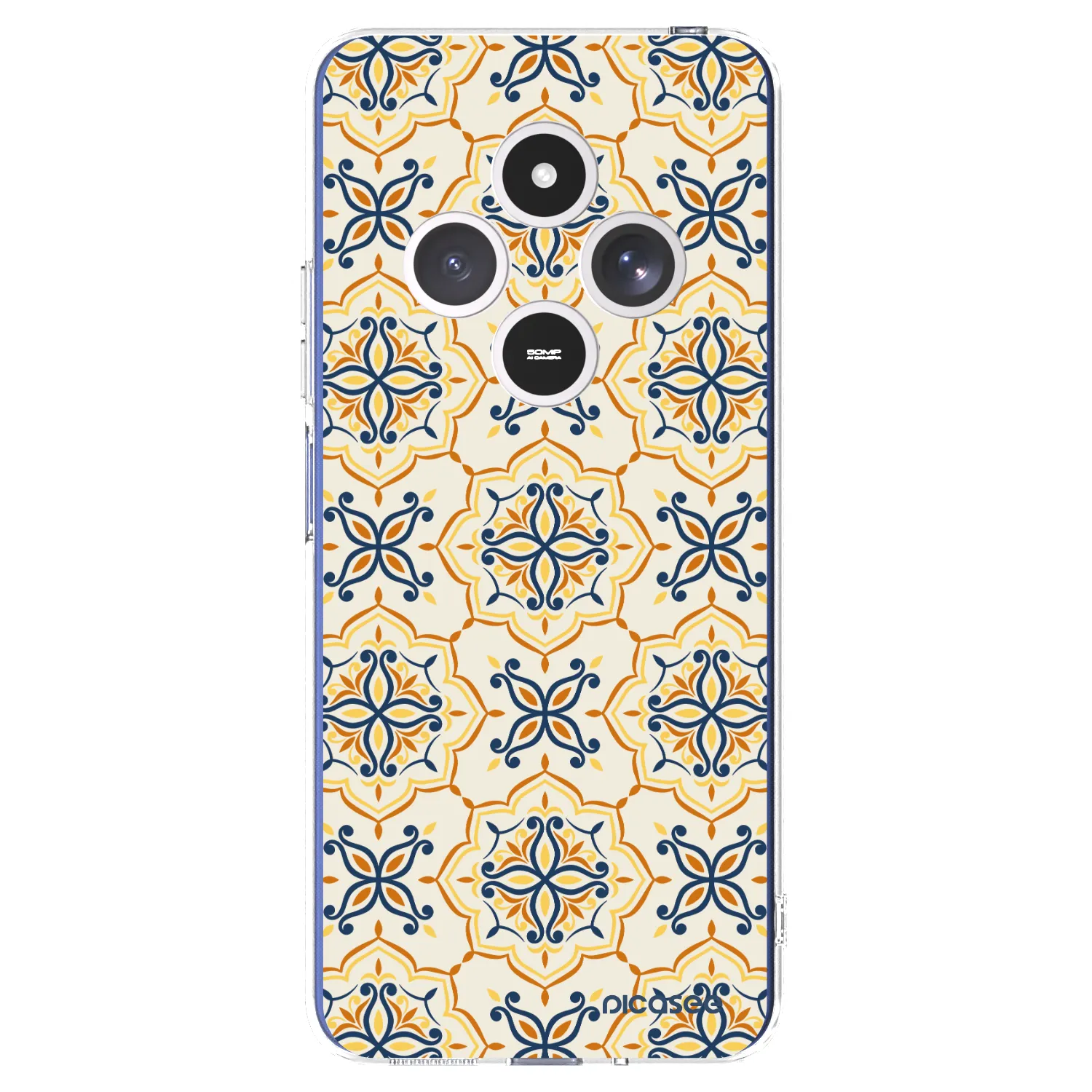 Picasee silikonový průhledný obal pro Xiaomi Redmi 14C - Majolica